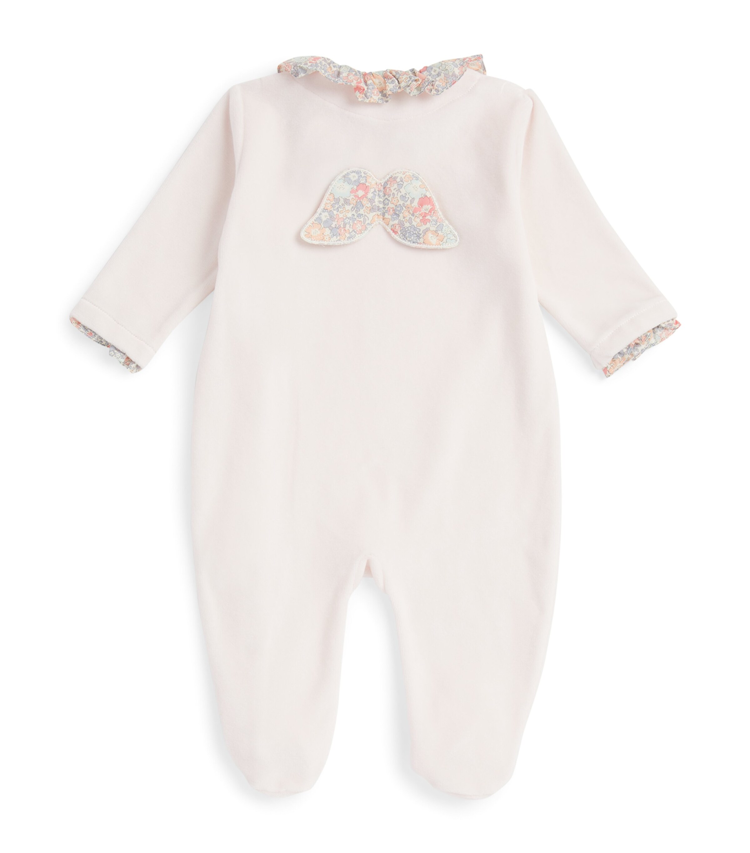 Marie-Chantal Cotton Wing-Appliqué All-In-One (3-18 Months) White/pink Image 3