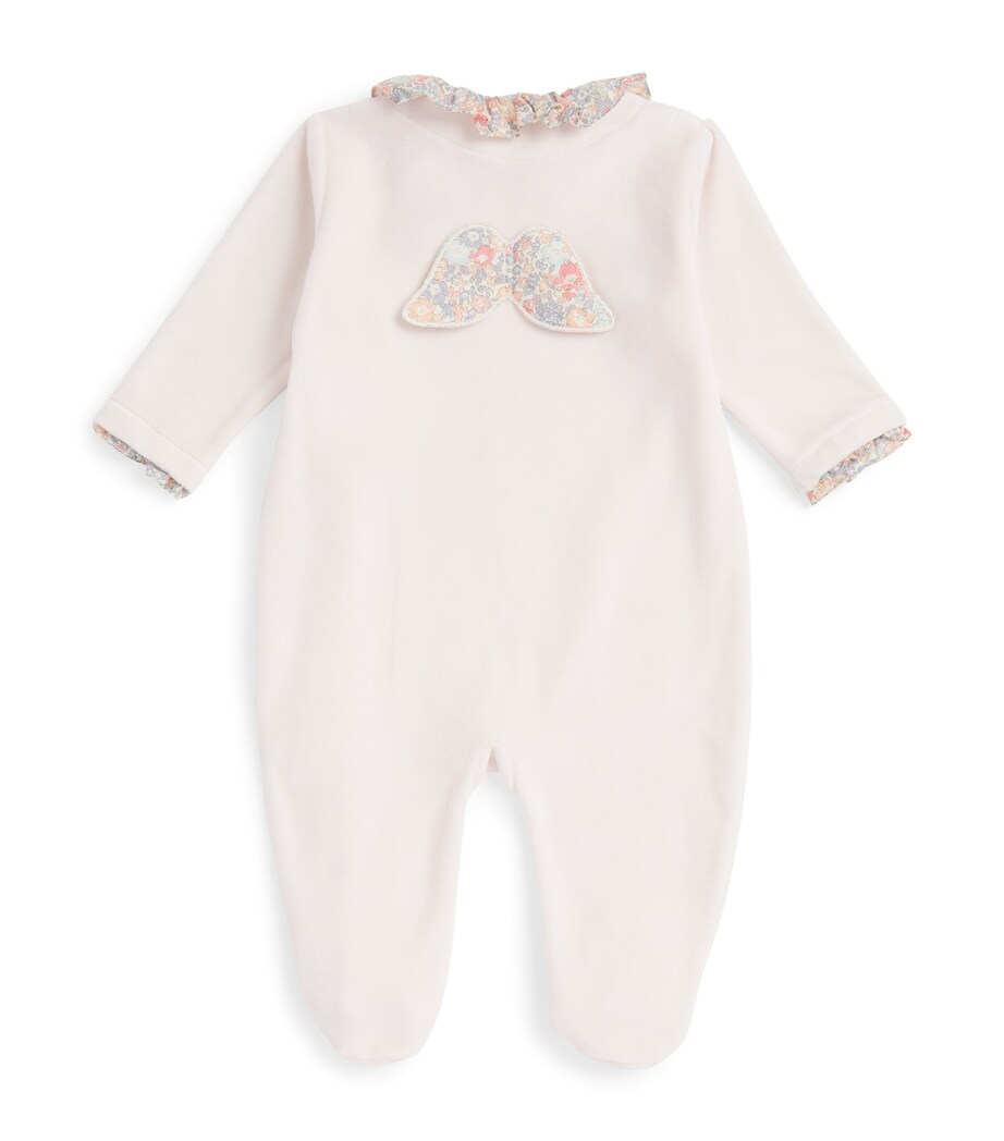 Marie-Chantal Cotton Wing-Appliqué All-In-One (3-18 Months) White/pink Image 3