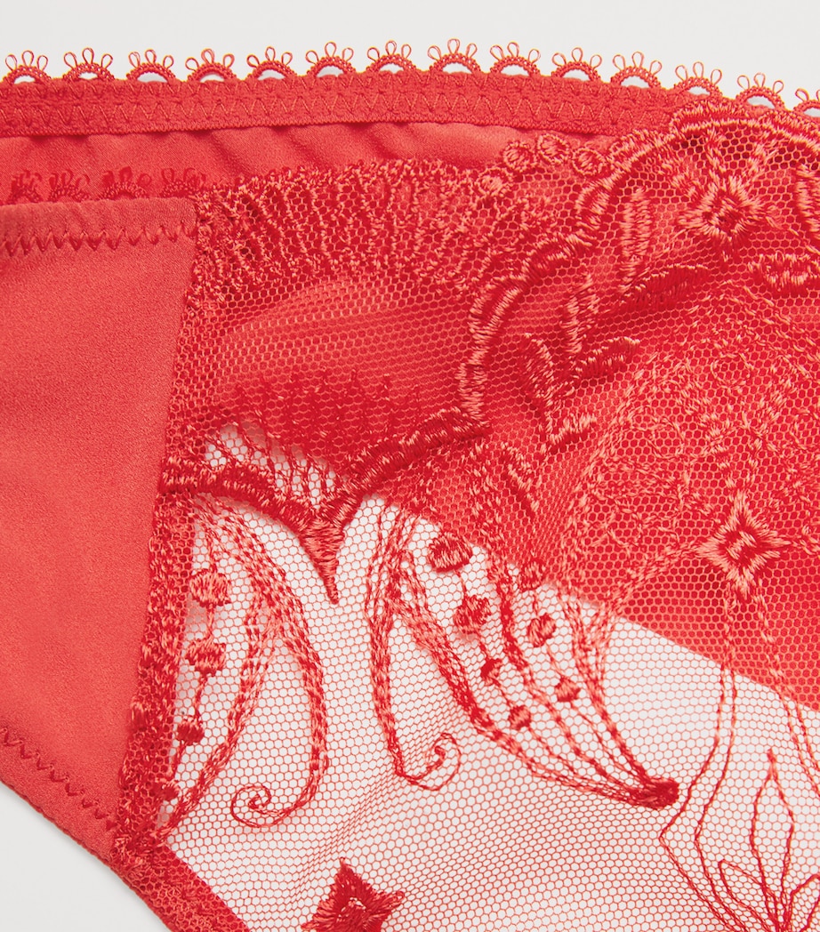 Maison Lejaby Womens Poesie Tanga Briefs Amor Image 4