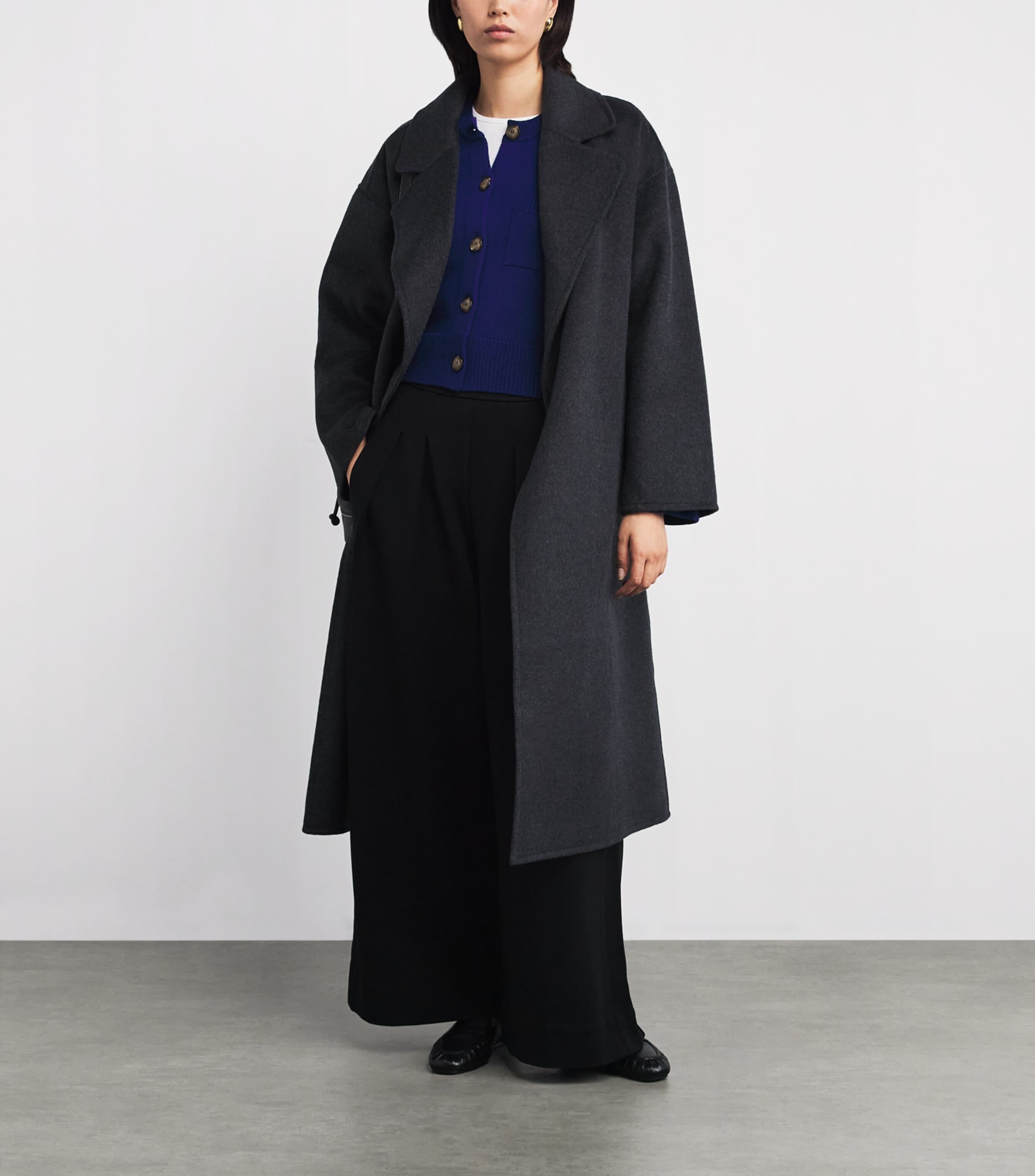 Merino Wool-Cashmere Cardigan JEWEL BLUE Image 2