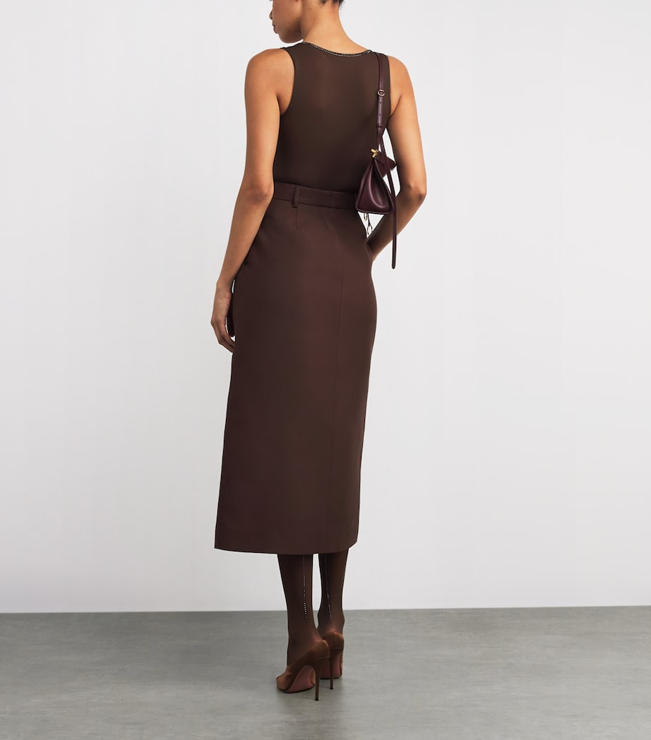 Crystal Back-Seam 20 Tights 8080 UMBER/JET NUT Image 4