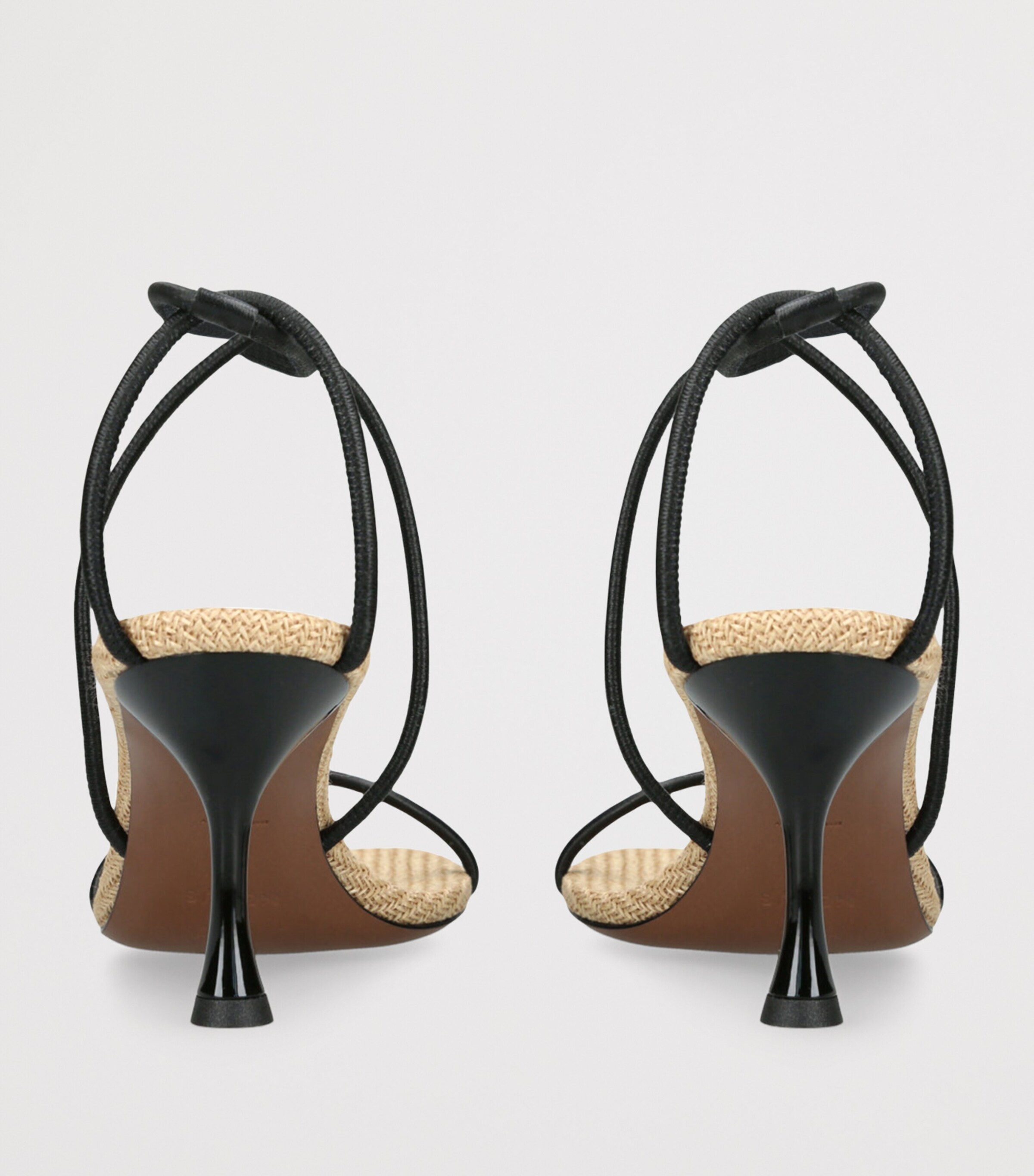 NEOUS Leather Nenque Sandals 80 Black Image 2