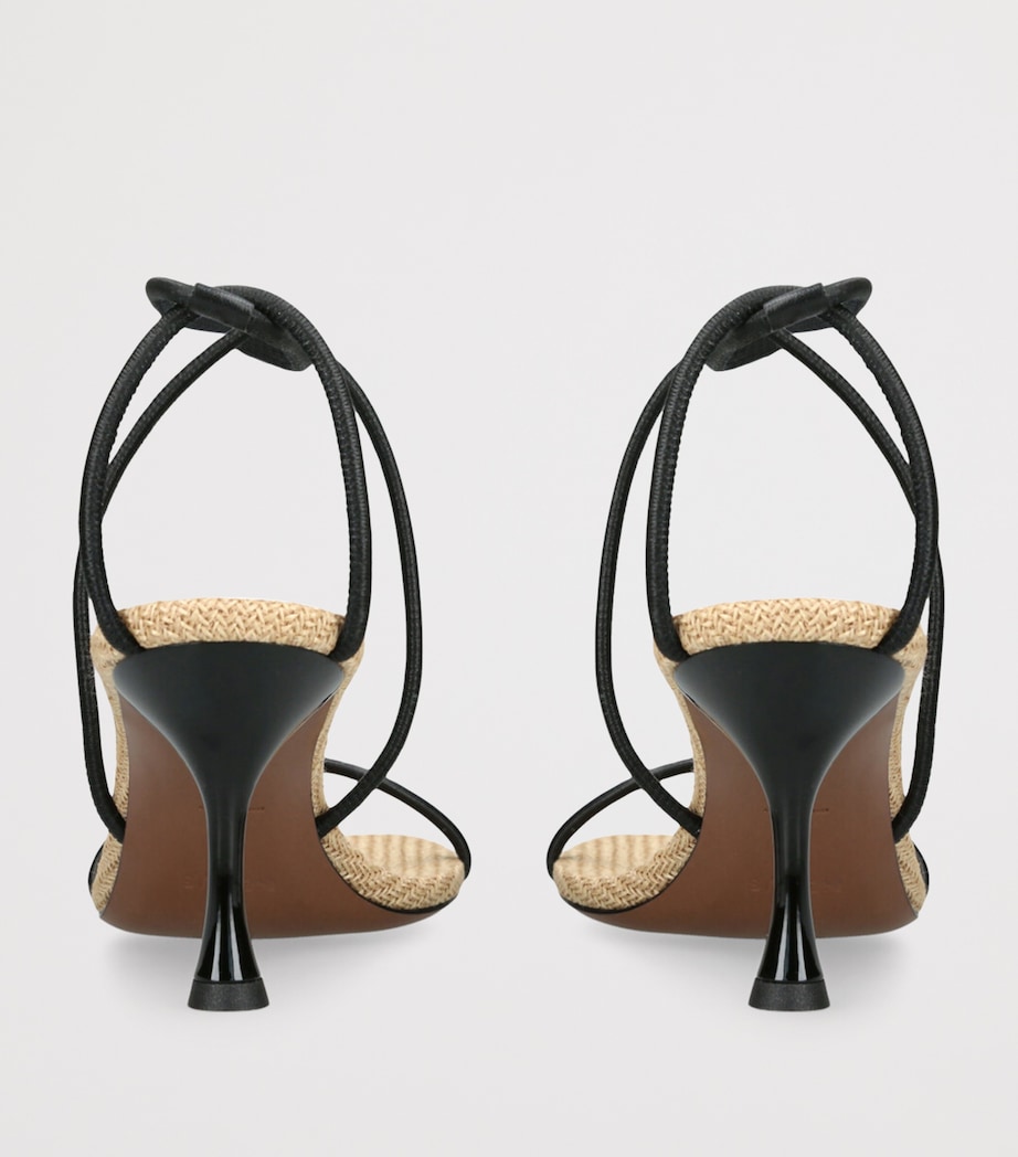 NEOUS Leather Nenque Sandals 80 Black Image 2