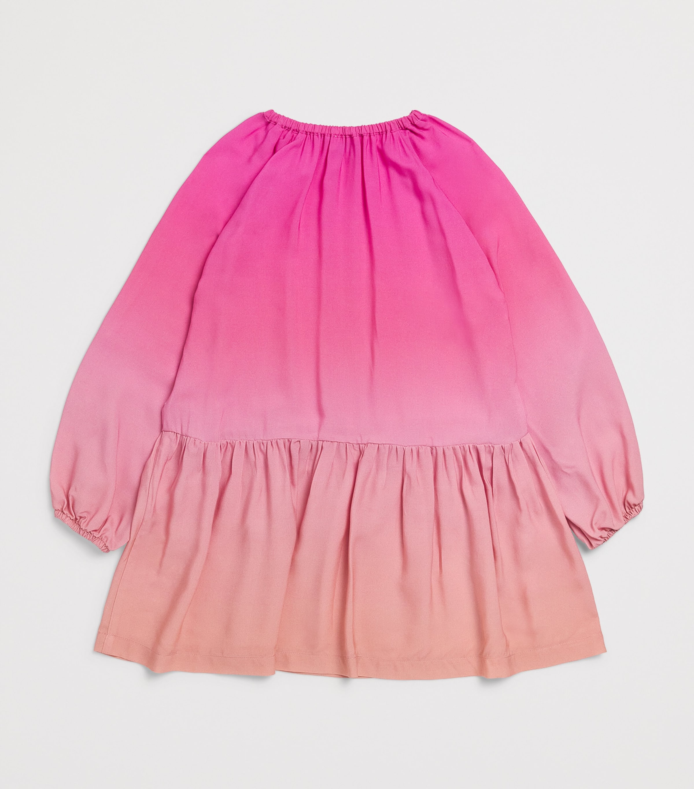 Gradient Long-Sleeve Dress (2-14 Years) 337PINK GRAPEFRUIT Image 2