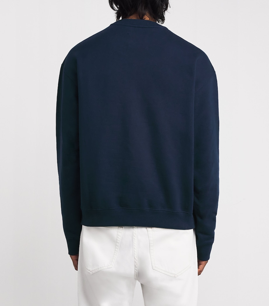 Cotton Logo Sweatshirt VIOLET NIGHT Image 4