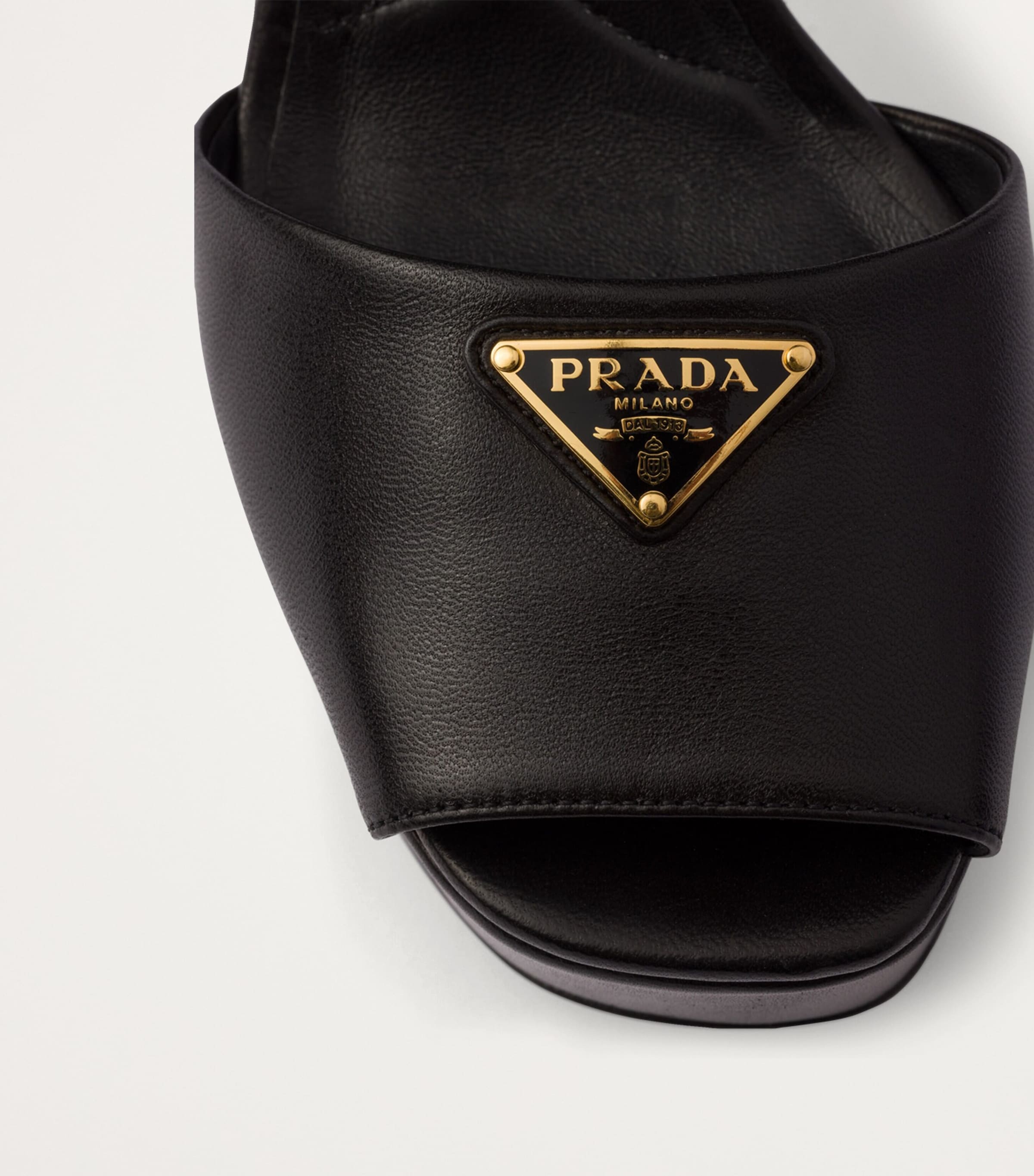 Prada Nappa Leather Platform Sandals 115 Harrods UK