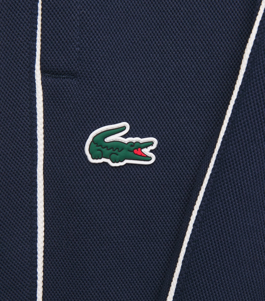 Lacoste Mens Tennis Heritage Sweatpants Navy Blue/flour Image 6