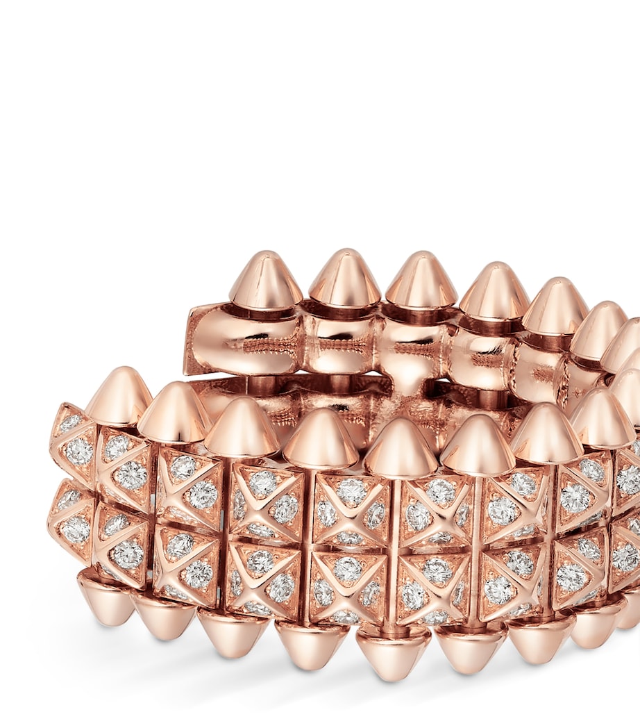 Rose Gold and Diamond Clash de Cartier Earrings ROSE GOLD Image 4