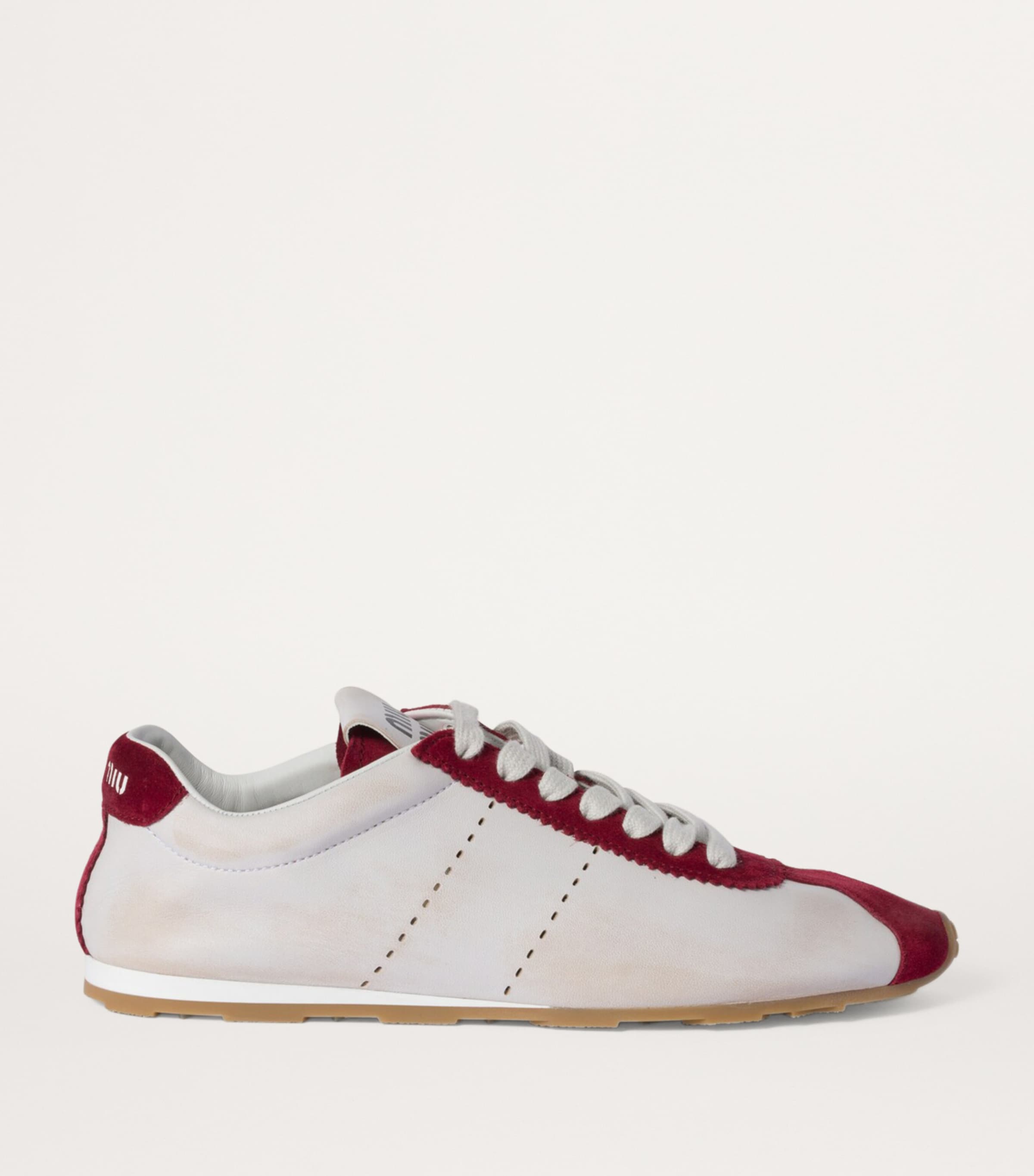 Leather Plume Sneakers F0YHV Image 2