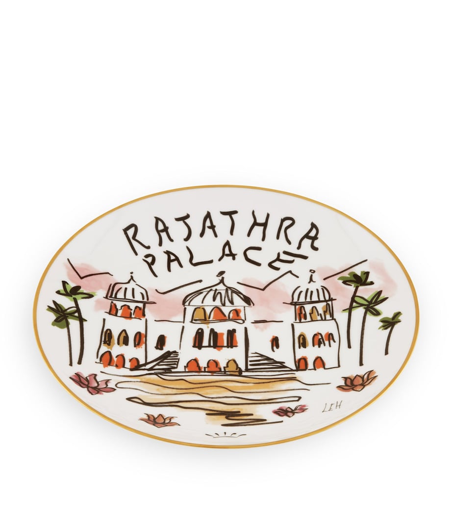 x Luke Edward Hall Rajathra Palace Decorative Plate (27cm) G00131900 Image 3
