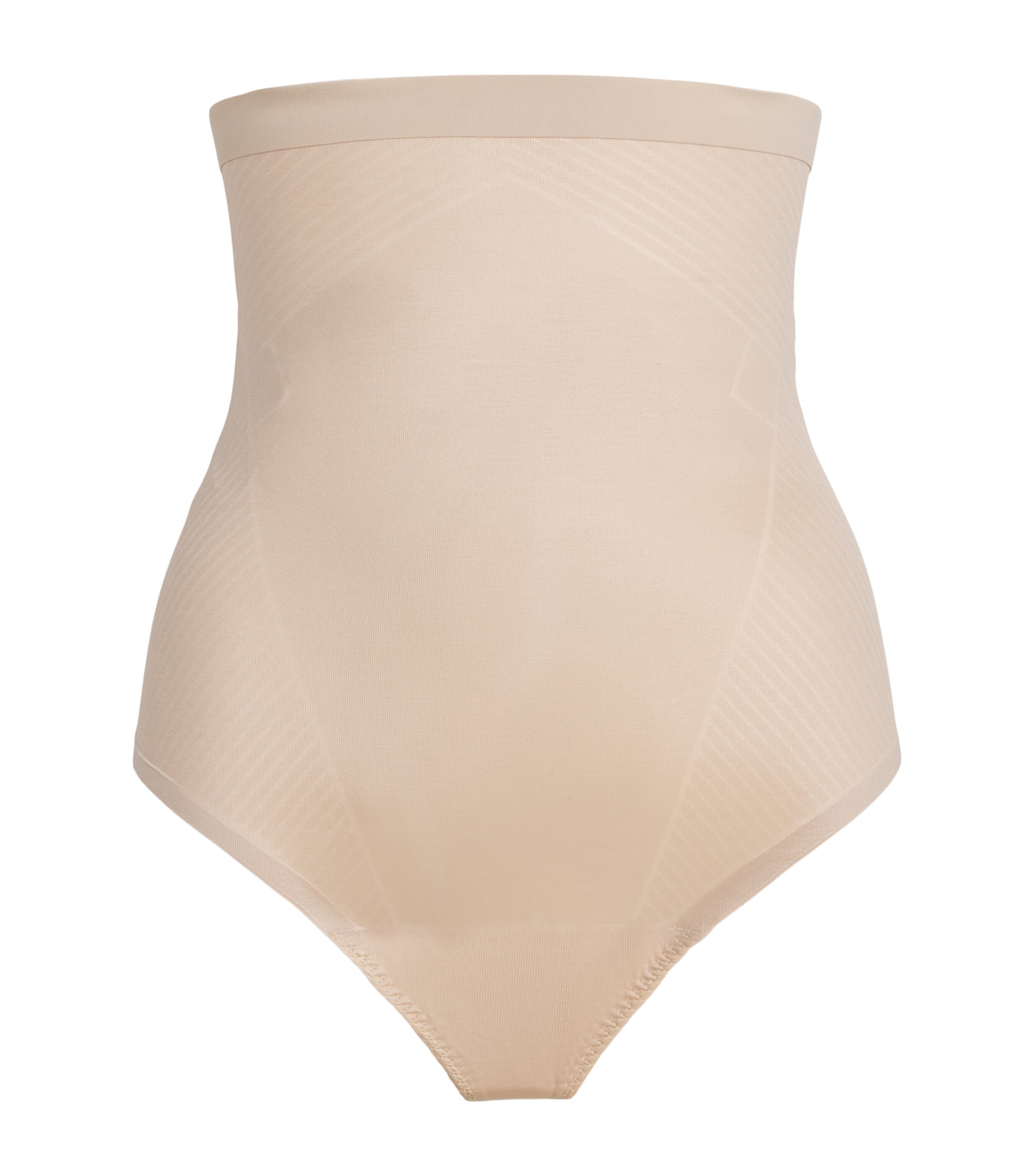SPANX Womens SPANXshape Invisible Mid-Thigh Short Champagne Beige Image 1
