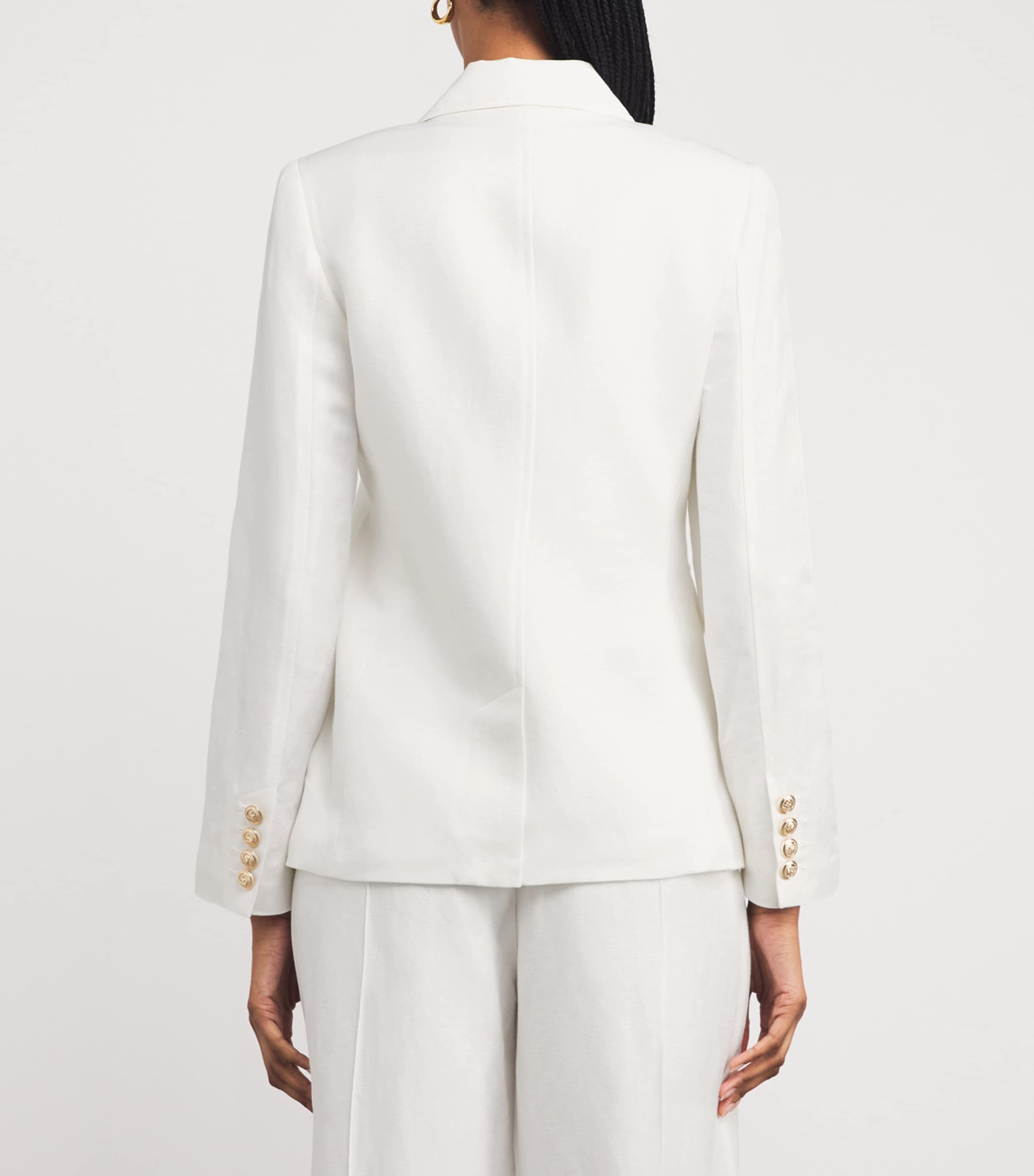 Pocket-Detail Reign Blazer WHITE Image 4