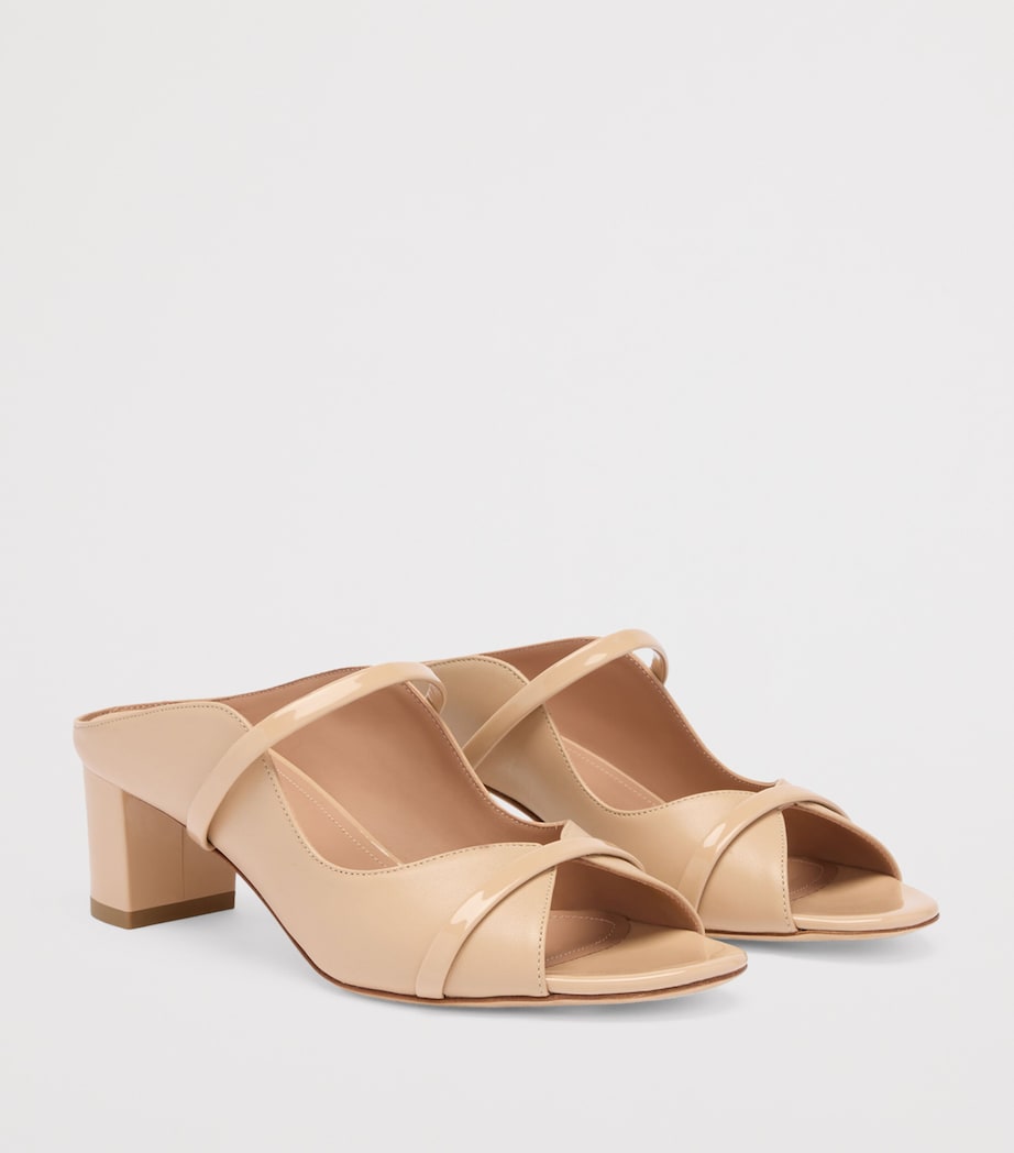 Malone Souliers Nappa Leather Norah Heeled Sandals 45 Buff Image 3