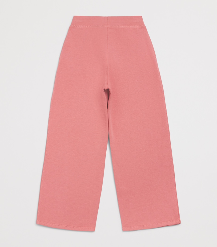 Ralph Lauren Kids Embroidered Polo Pony Sweatpants (2-7 Years) Pink Image 2