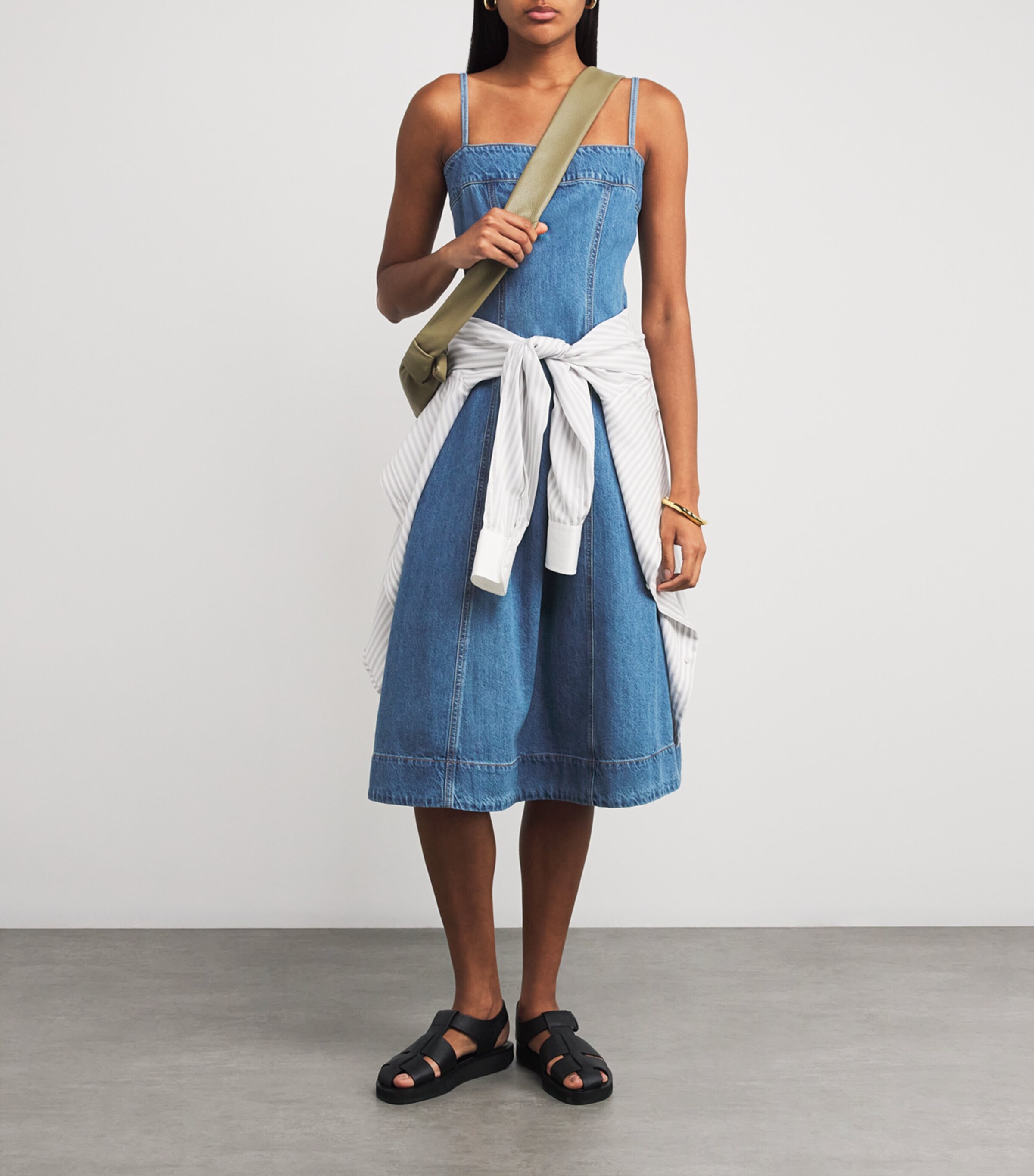 PAIGE Denim Peppa Midi Dress Harrods MK