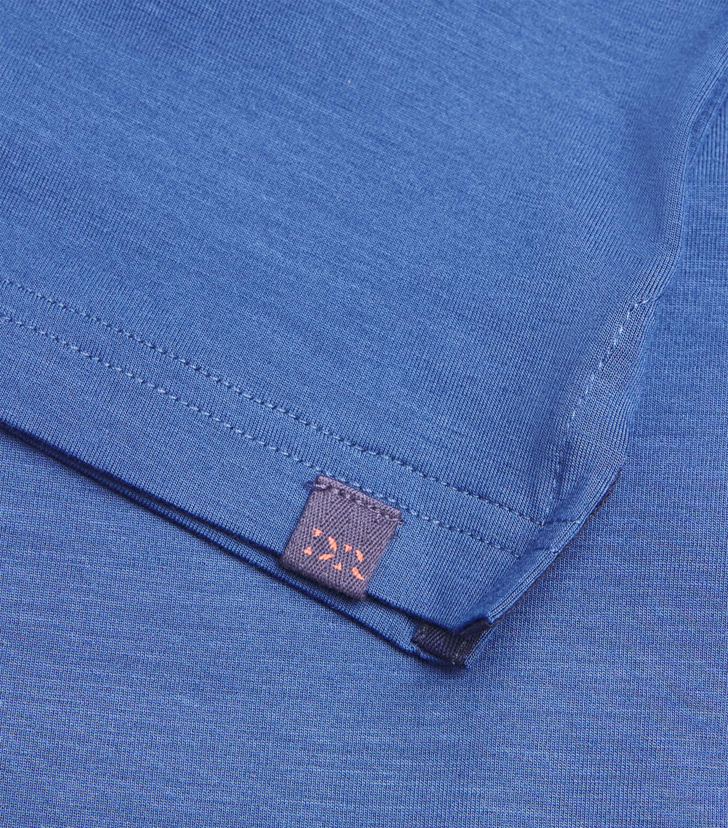 Micromodal Basel Hoodie BLUE Image 5