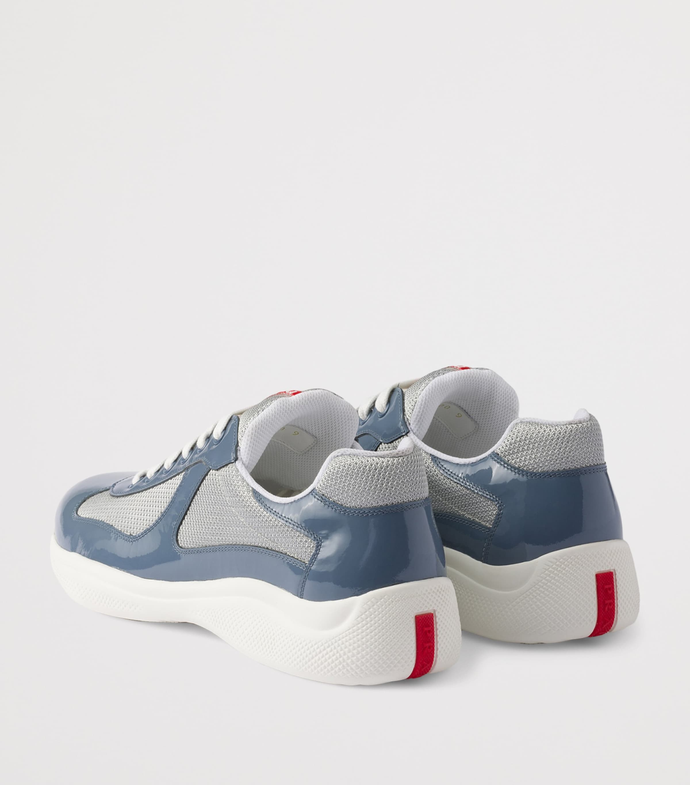 Patent Leather-Blend America's Cup Sneakers F04RD Image 4