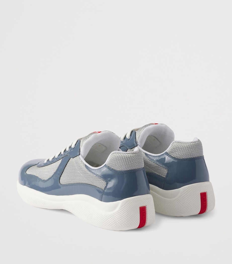 Patent Leather-Blend America's Cup Sneakers F04RD Image 4