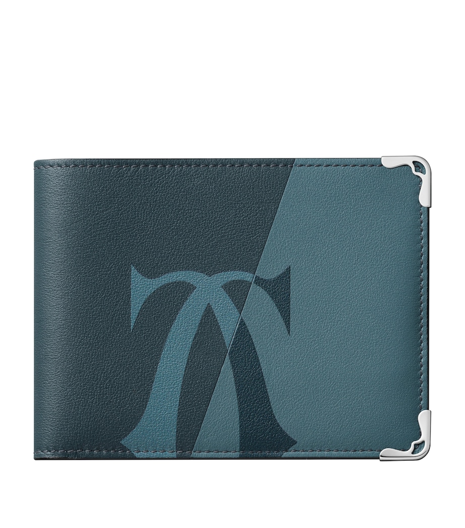 Cartier Leather Must de Cartier XL Logo Bifold Wallet Grey Image 1