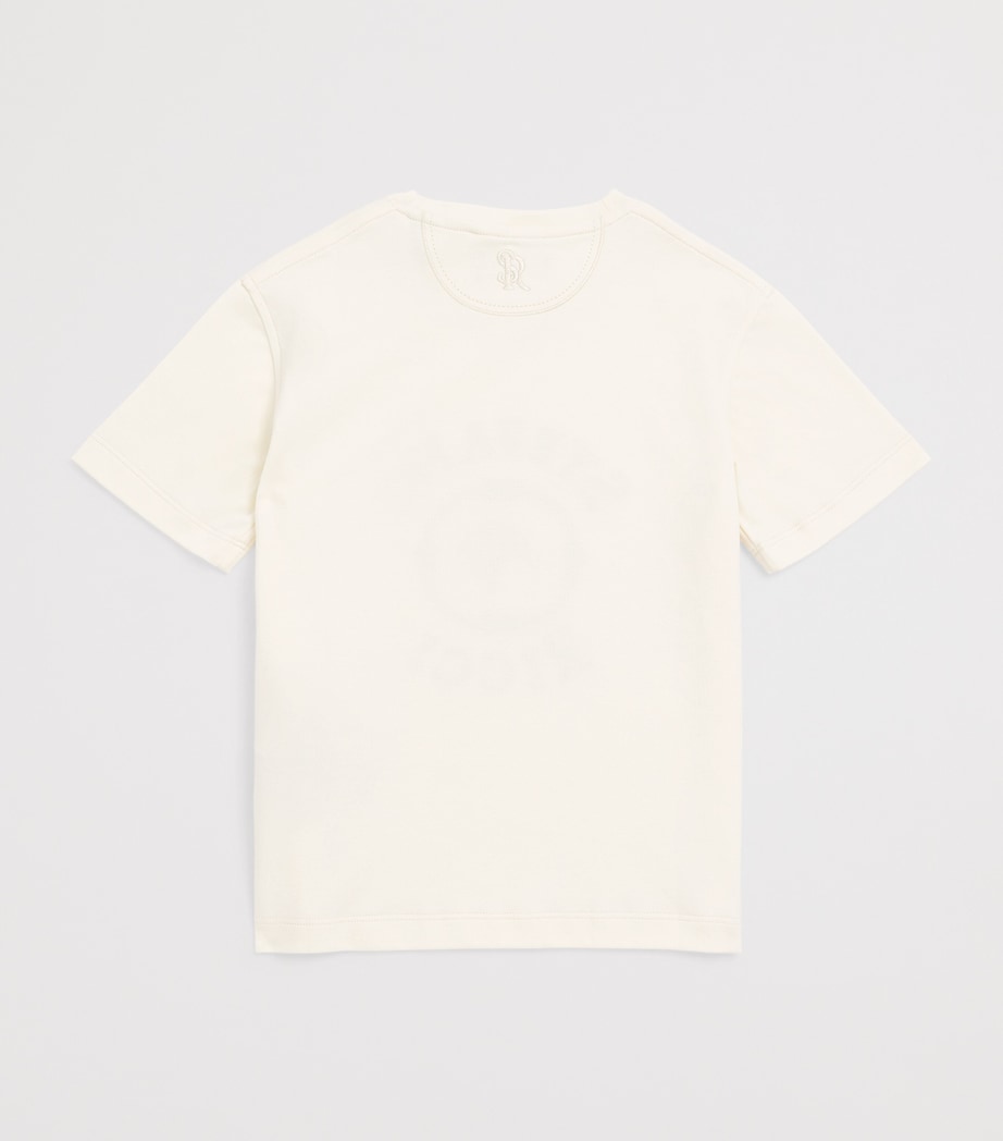 Stefano Ricci Kids Embroidered Logo T-Shirt (6-16 Years) White Image 2