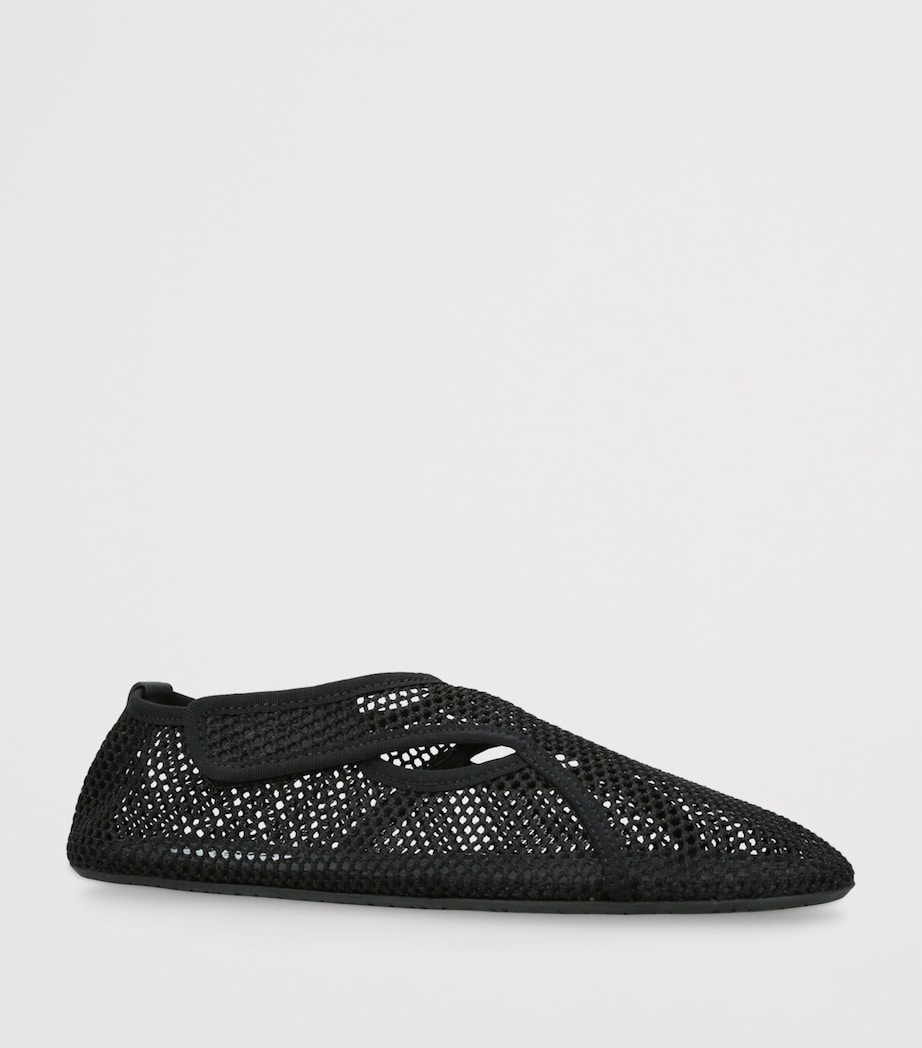 Mesh Ballet Flats BLACK Image 3