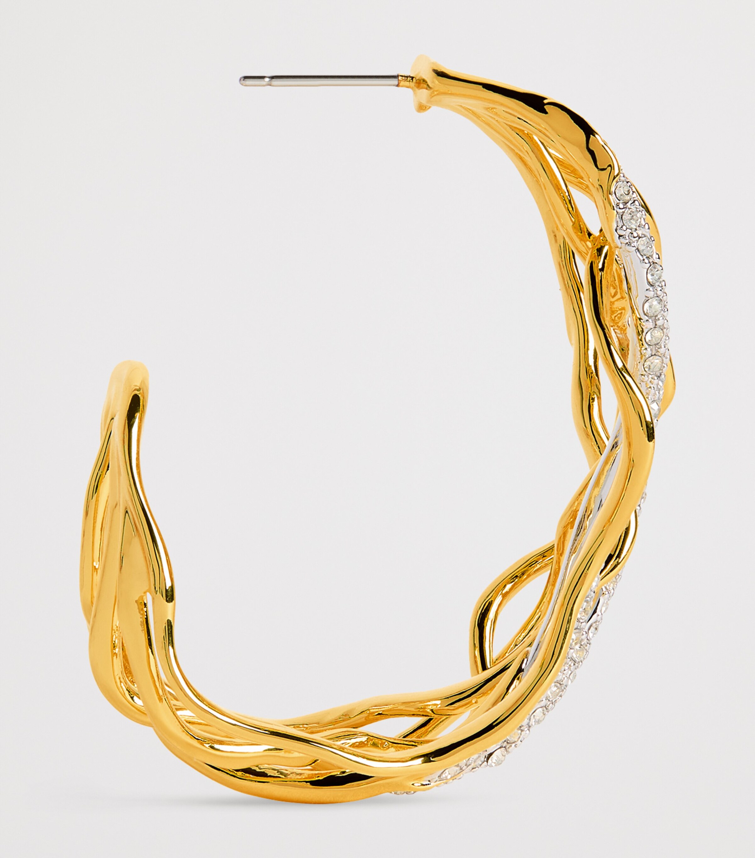Alexis Bittar Gold-Plated Solanales Woven Earrings Gold Image 4