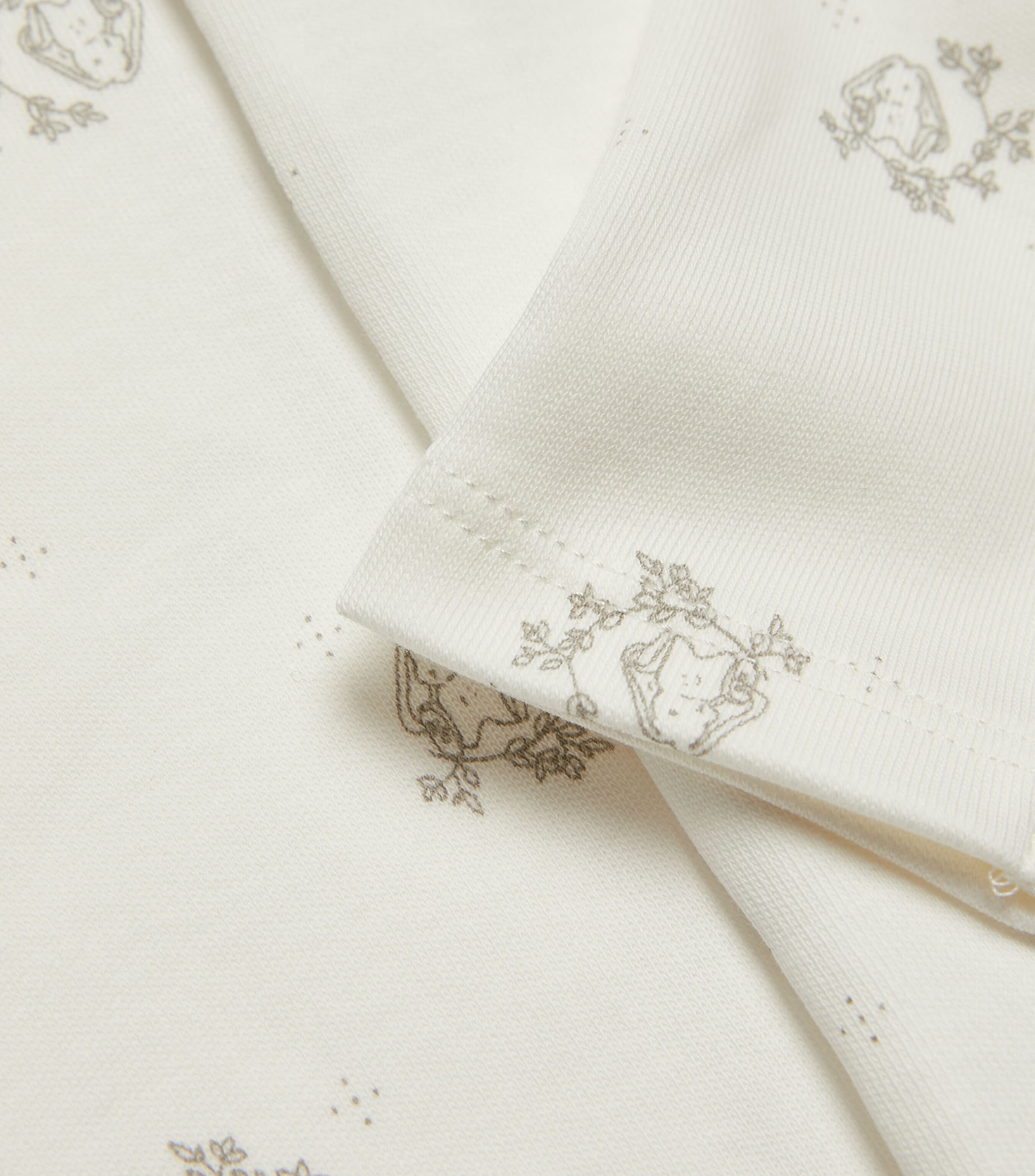 Embroidered All-In-One (0-12 Months) 11 - ÉCRU / IVORY Image 3