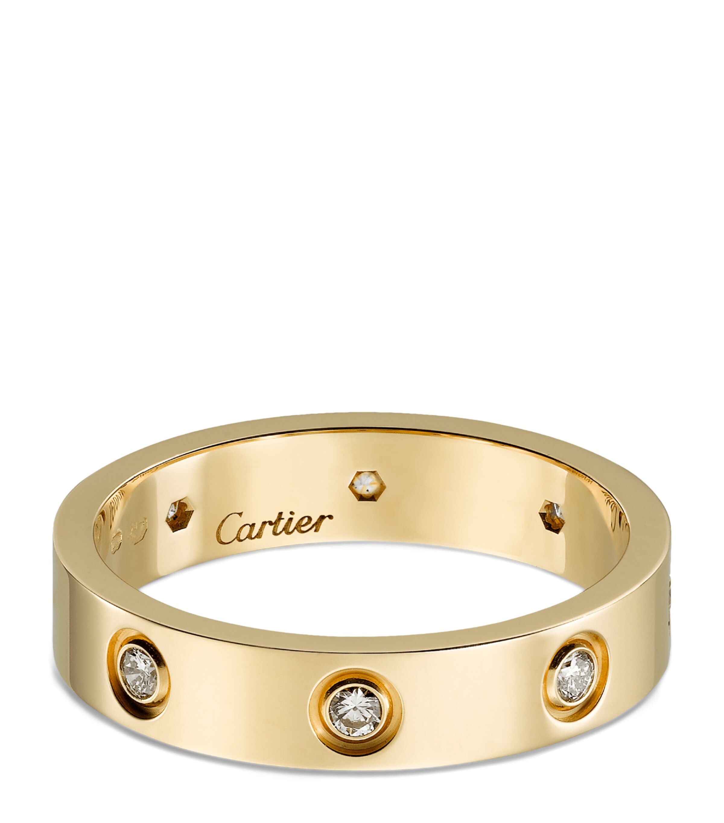 Cartier Yellow Gold and Diamond LOVE Ring Yellow Gold Image 2