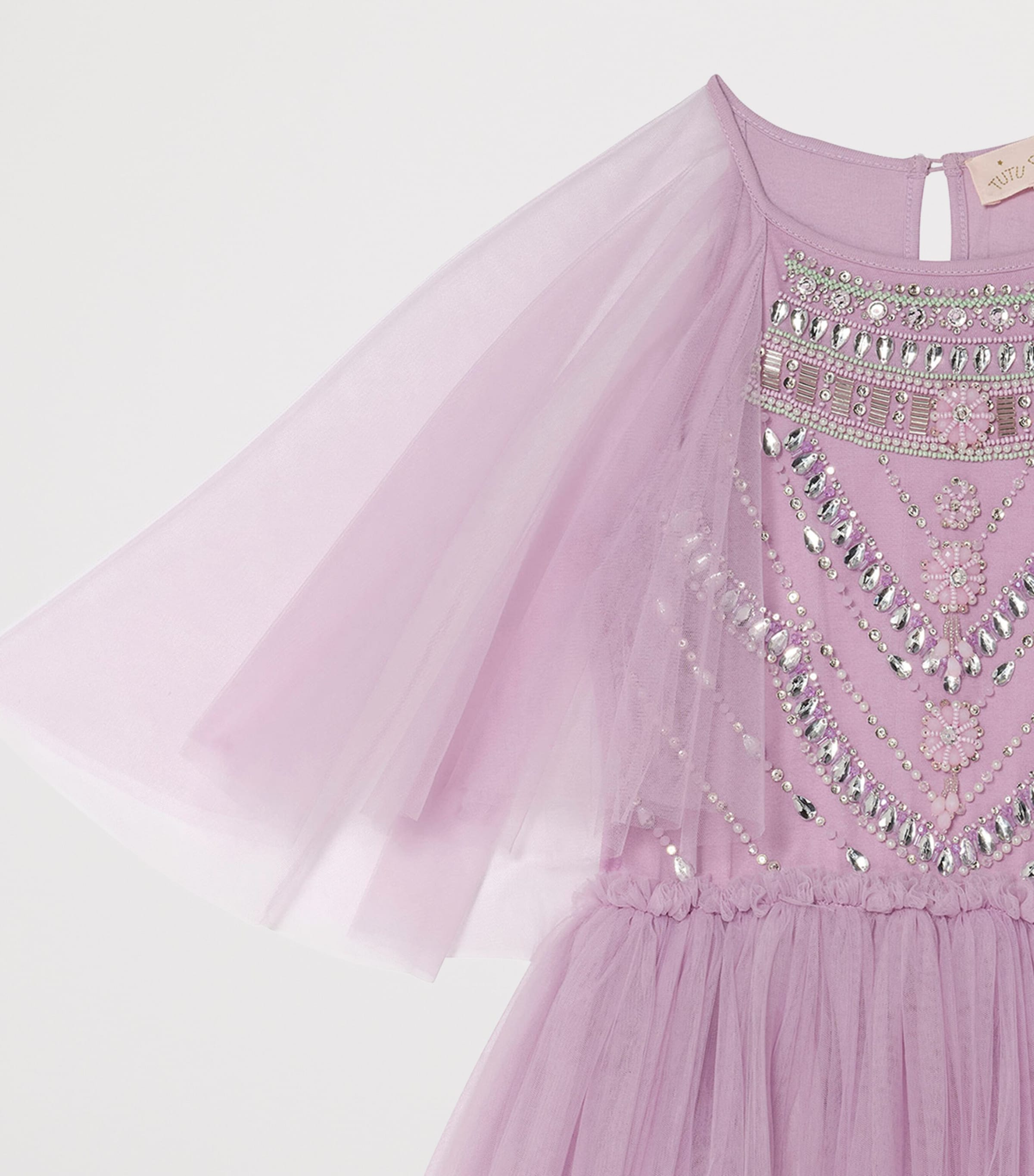 Tutu Du Monde Cotton Lina Dress (2-11 Years) Orchid Bloom Image 3