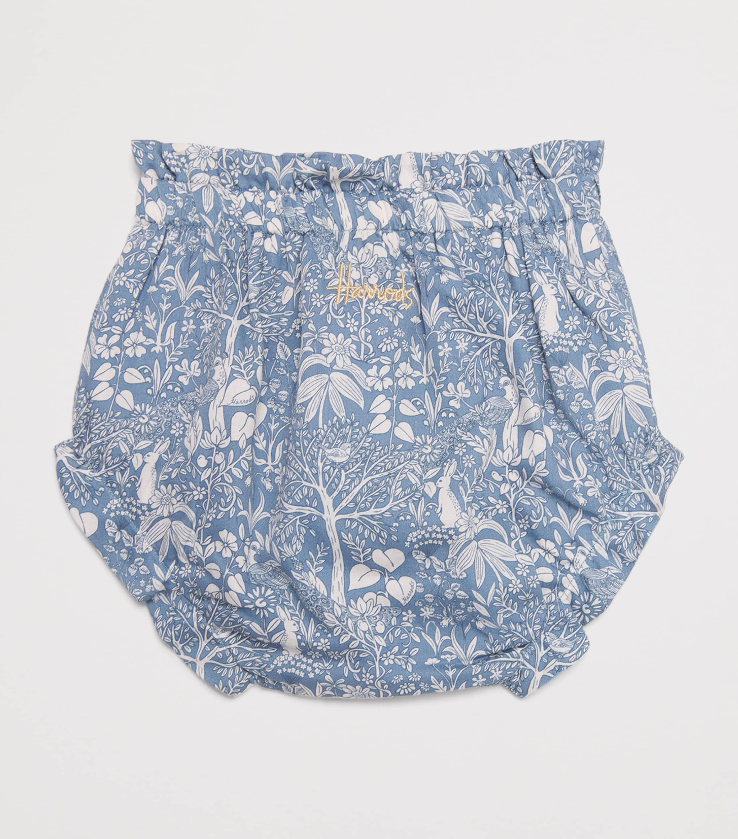 Harrods Woodland Print Bloomers (0-18 Months) Blue Image 2
