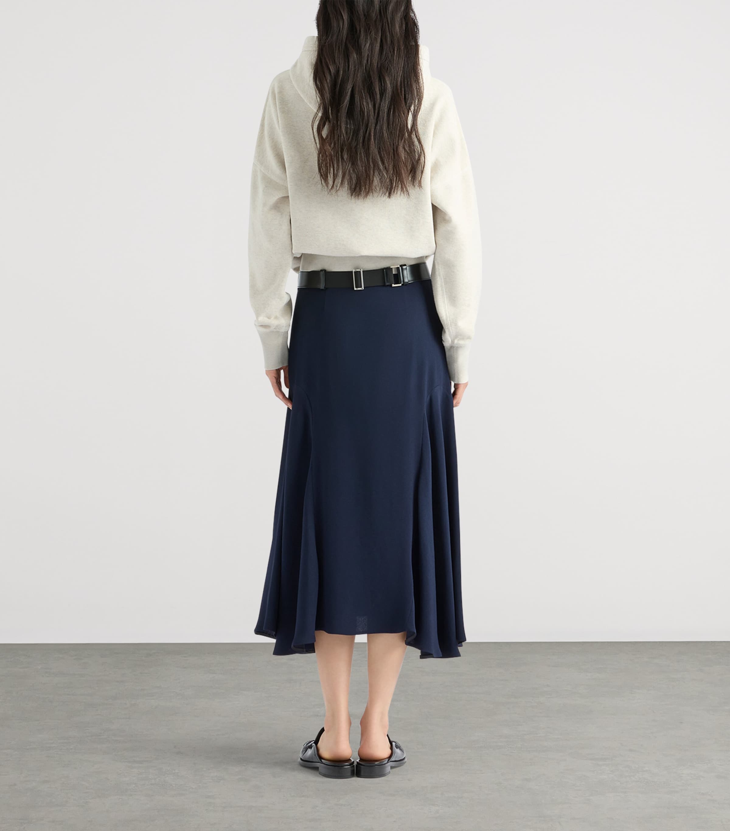 Cady Asymmetric Midi Skirt F0008 Image 5