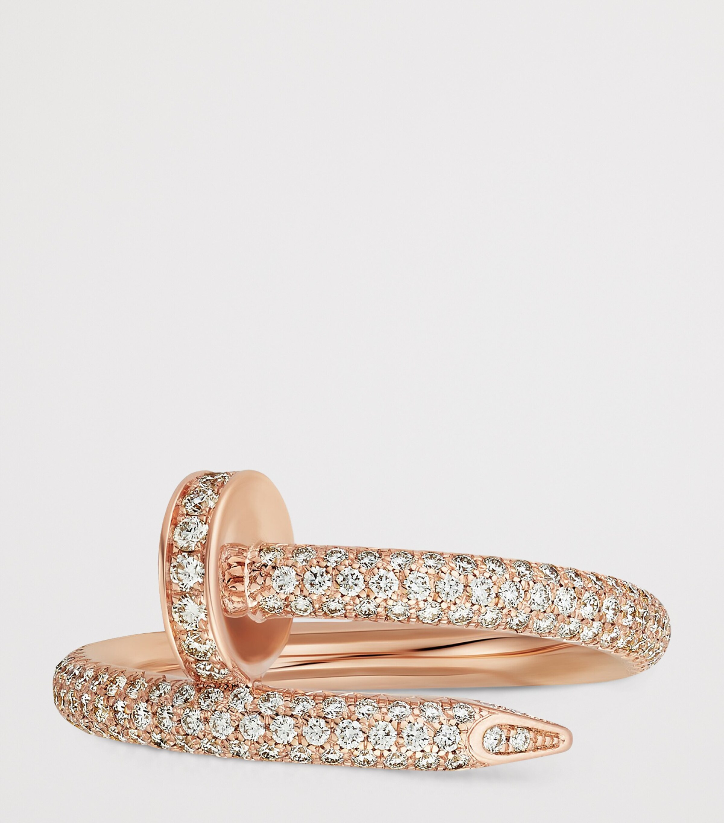 Cartier Rose Gold and Diamond Juste un Clou Ring Rose Gold Image 4