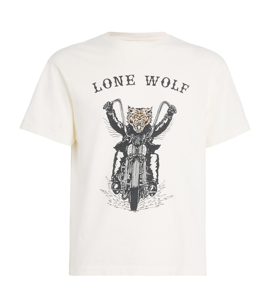 Cotton Lone Wolf T-Shirt LT ARCHIVAL WHITE Image 1