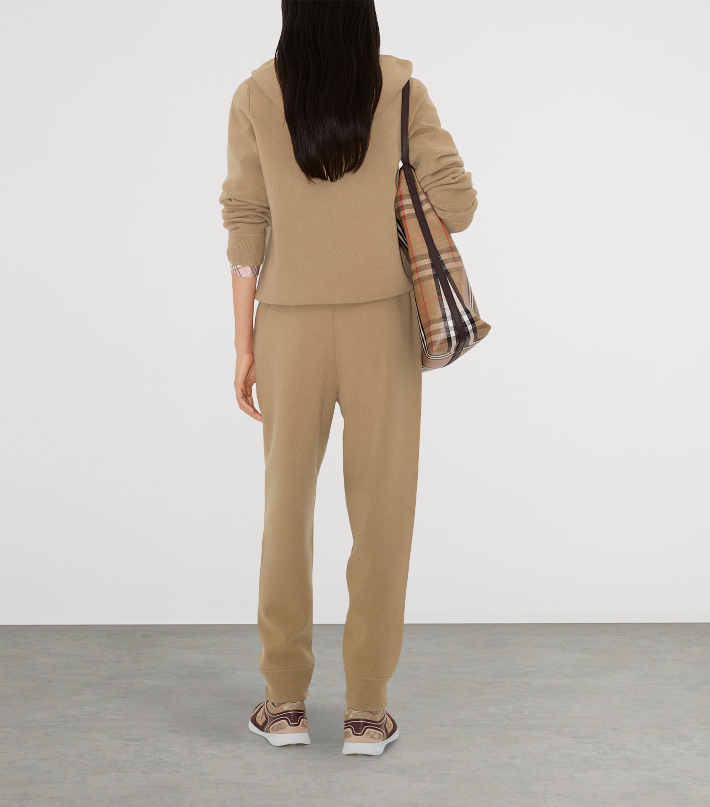 Cashmere-Blend Sweatpants FLAX Image 4