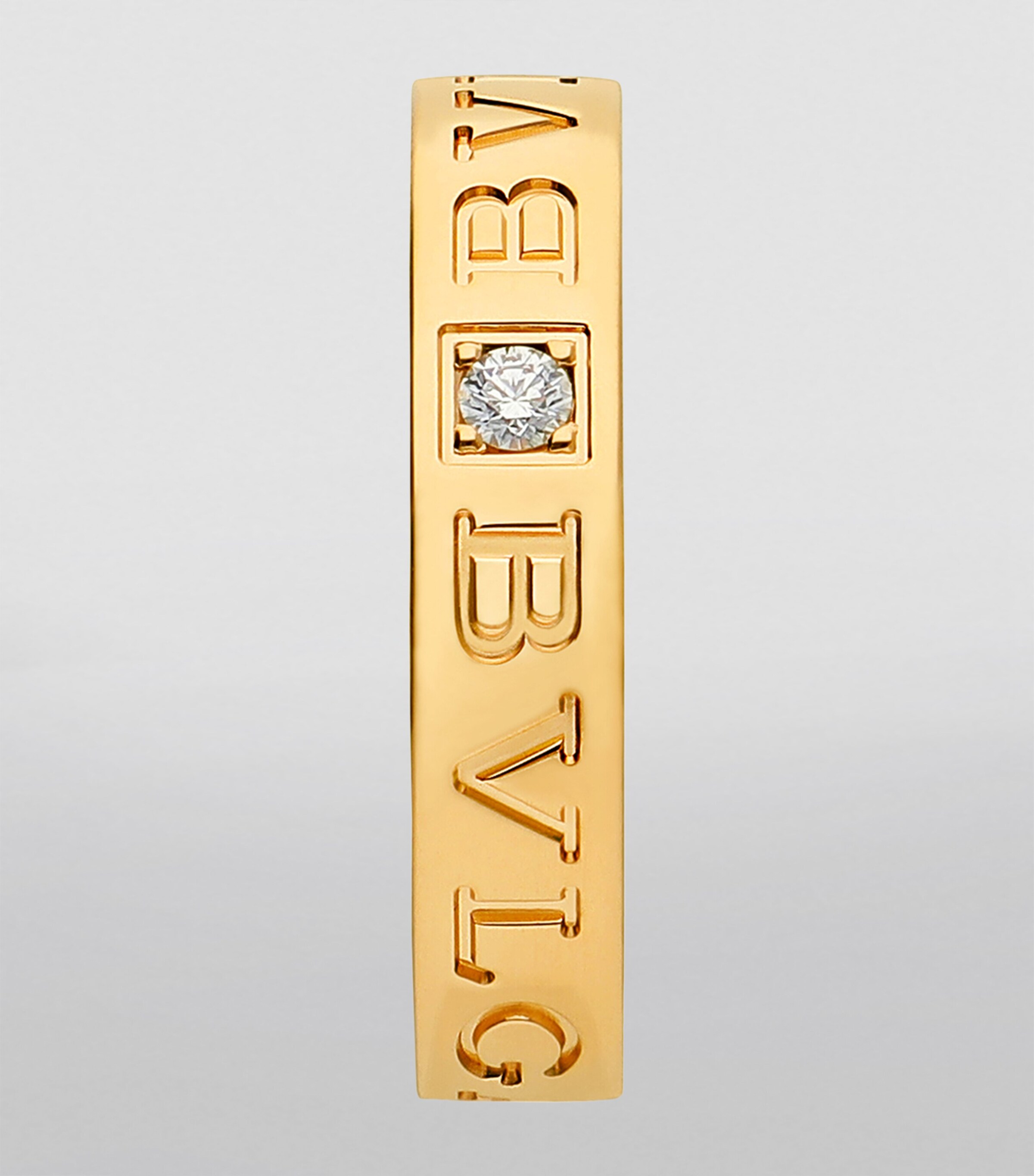 Yellow Gold and Diamond B.zero1 Ring YELLOW GOLD Image 2