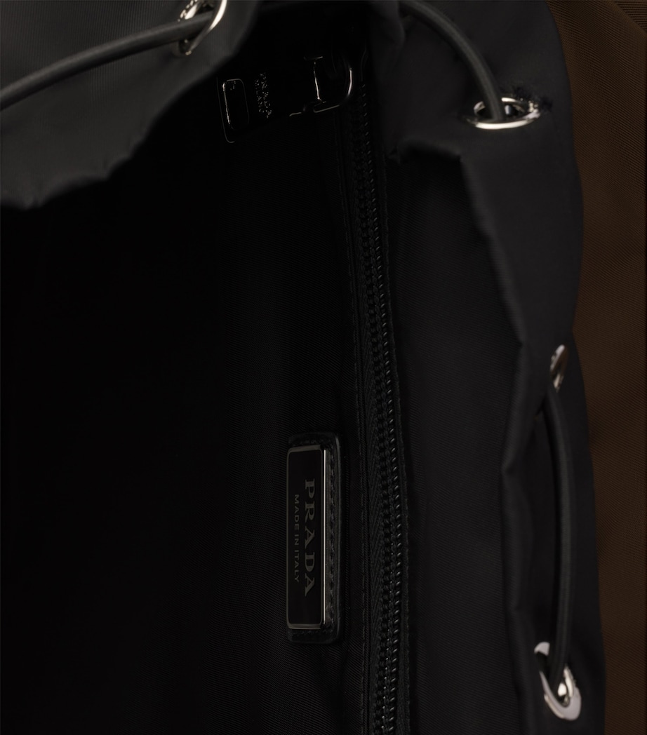 Prada Mens Re-Nylon and Saffiano Leather Backpack Image 4