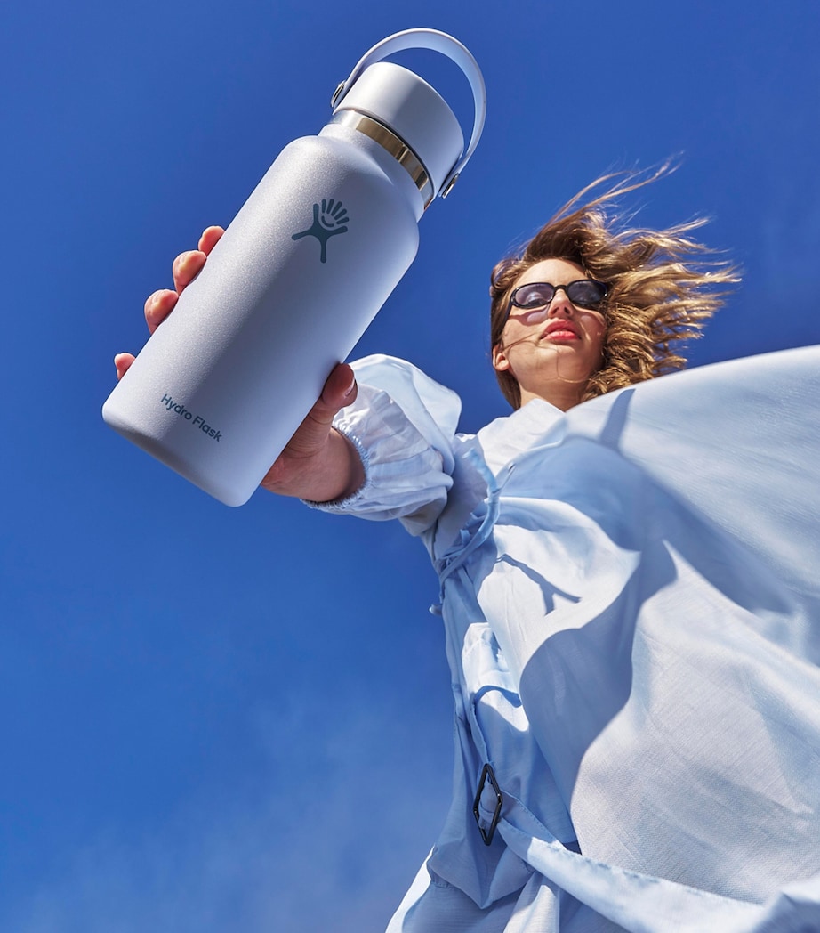 Wide Mouth Bottle with Flex Straw Cap (946ml) NUDE Image 4