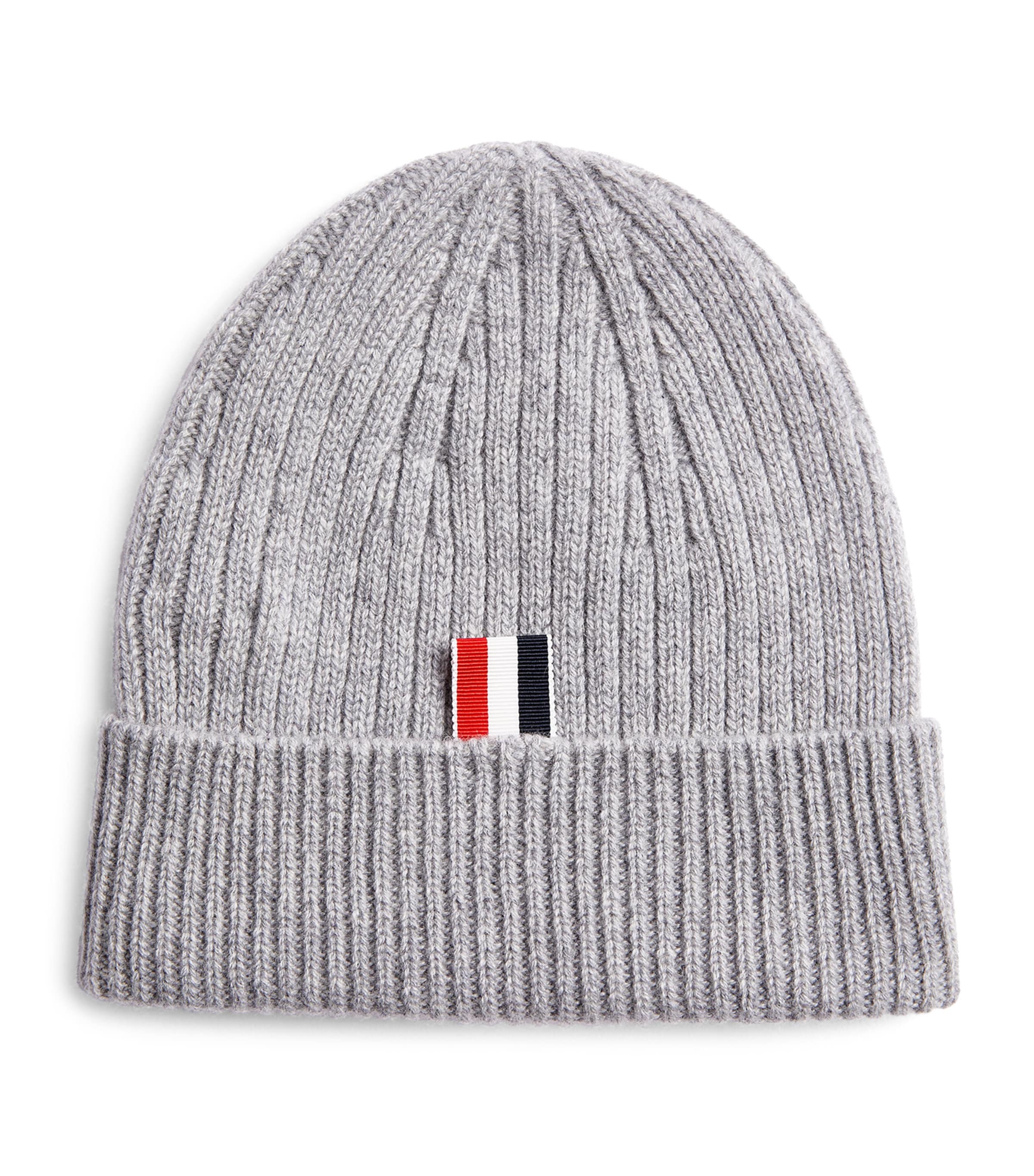 THOM BROWNE CASHMERE 4-BAR BEANIE 