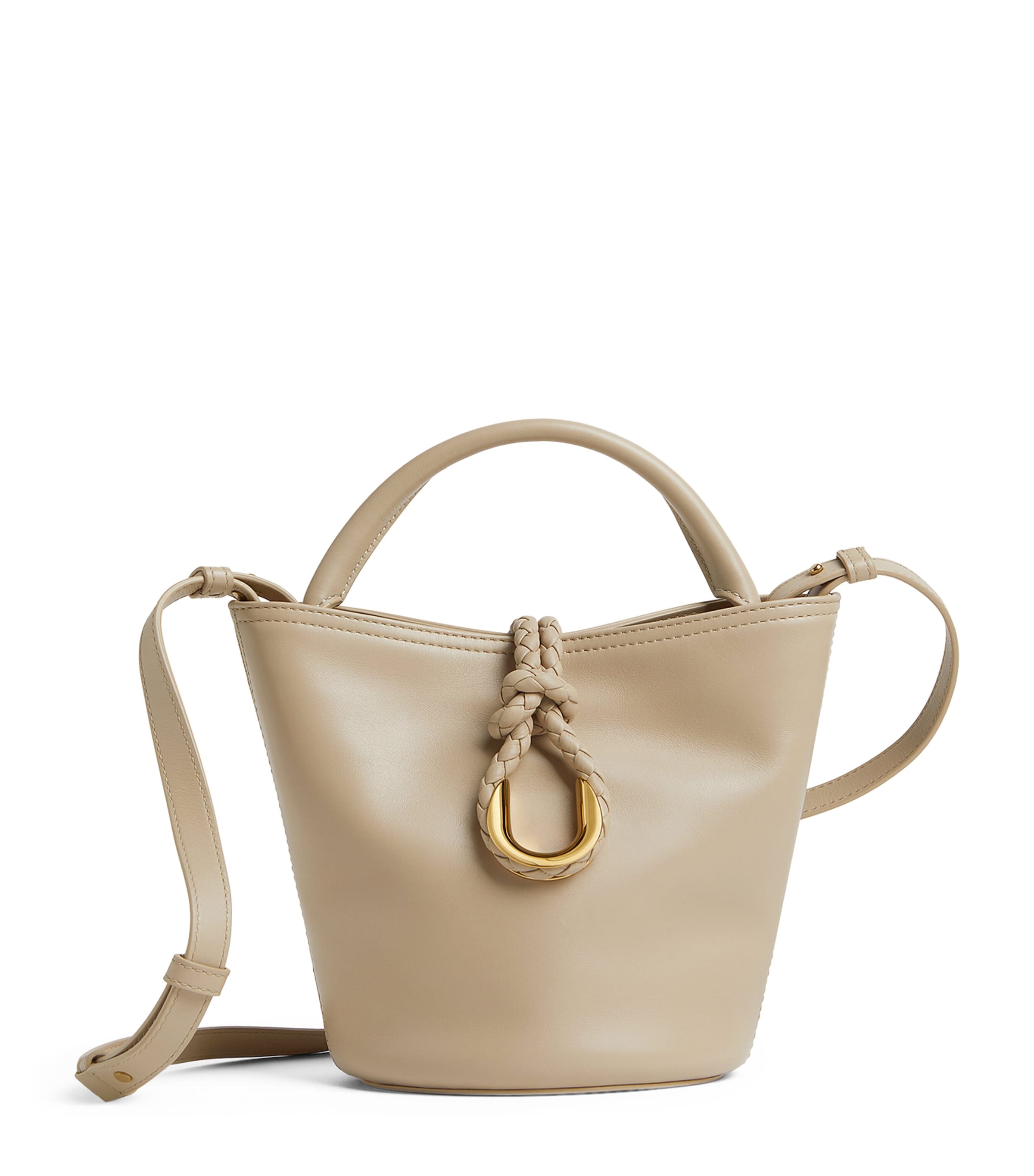 Bottega Veneta Small Leather Liberta Bucket Bag Image 1