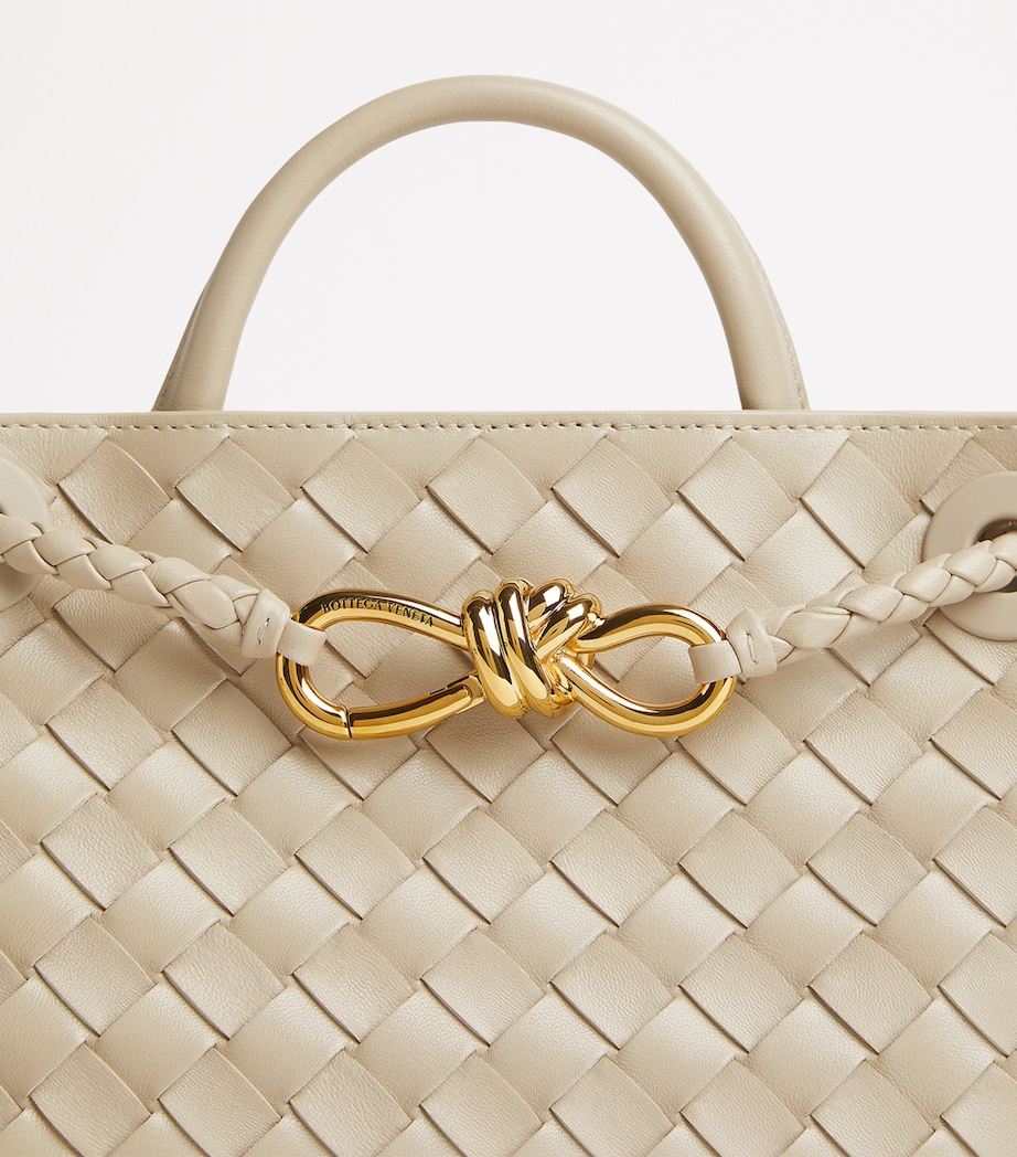 Bottega Veneta Small Leather Andiamo Top-Handle Bag Image 3