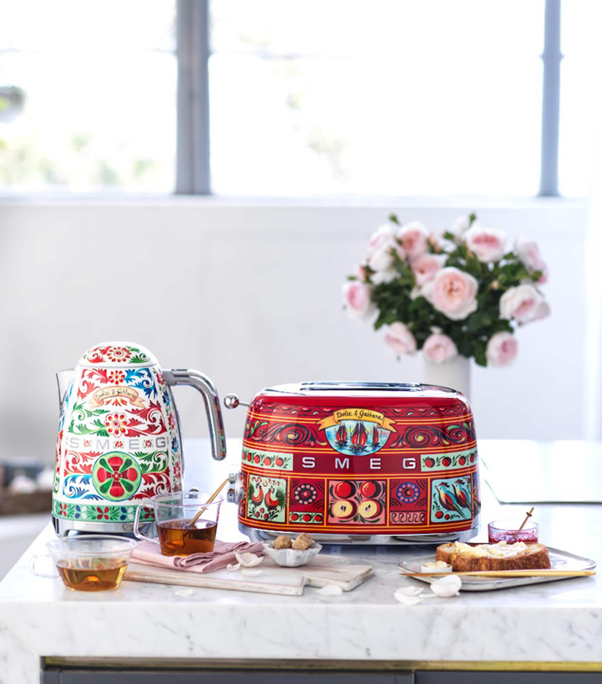 SMEG DOLCE&GABBANA Toasterトースター 未使用品 D&G Amazon.com: Dolce x Smeg 2 Slice Toaster with 6 Presets and