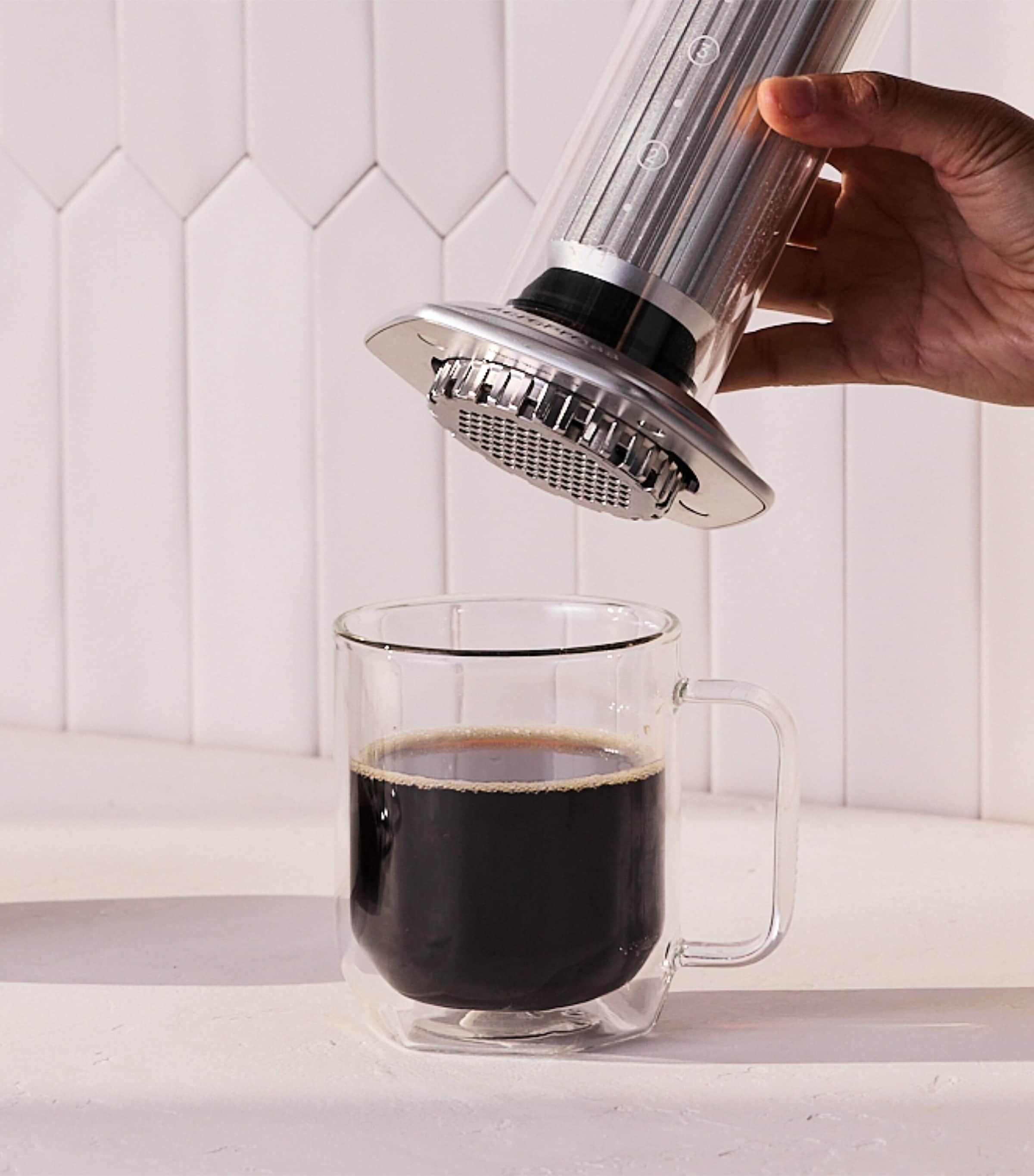 Aeropress Premium Coffee Maker Silver Image 3