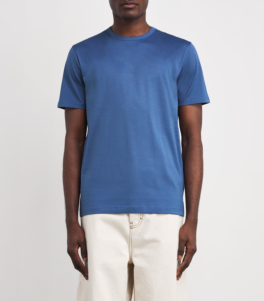 Supima Cotton Classic T-Shirt BUWC-SOFT DENIM Image 3