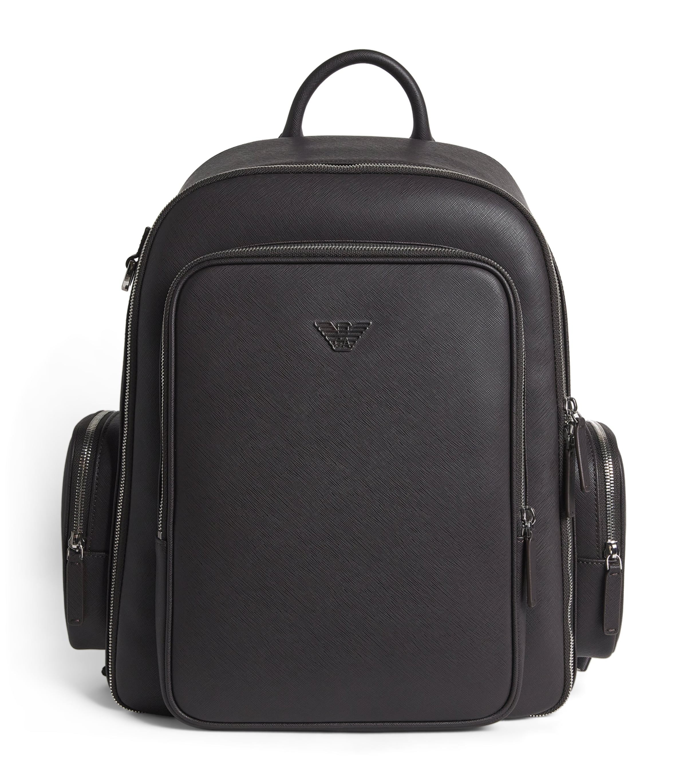 バッグ EMPORIO ARMANI Bostonbag BLK leather Amazon.com | Emporio Armani Men's Medium Flat Grained Leather