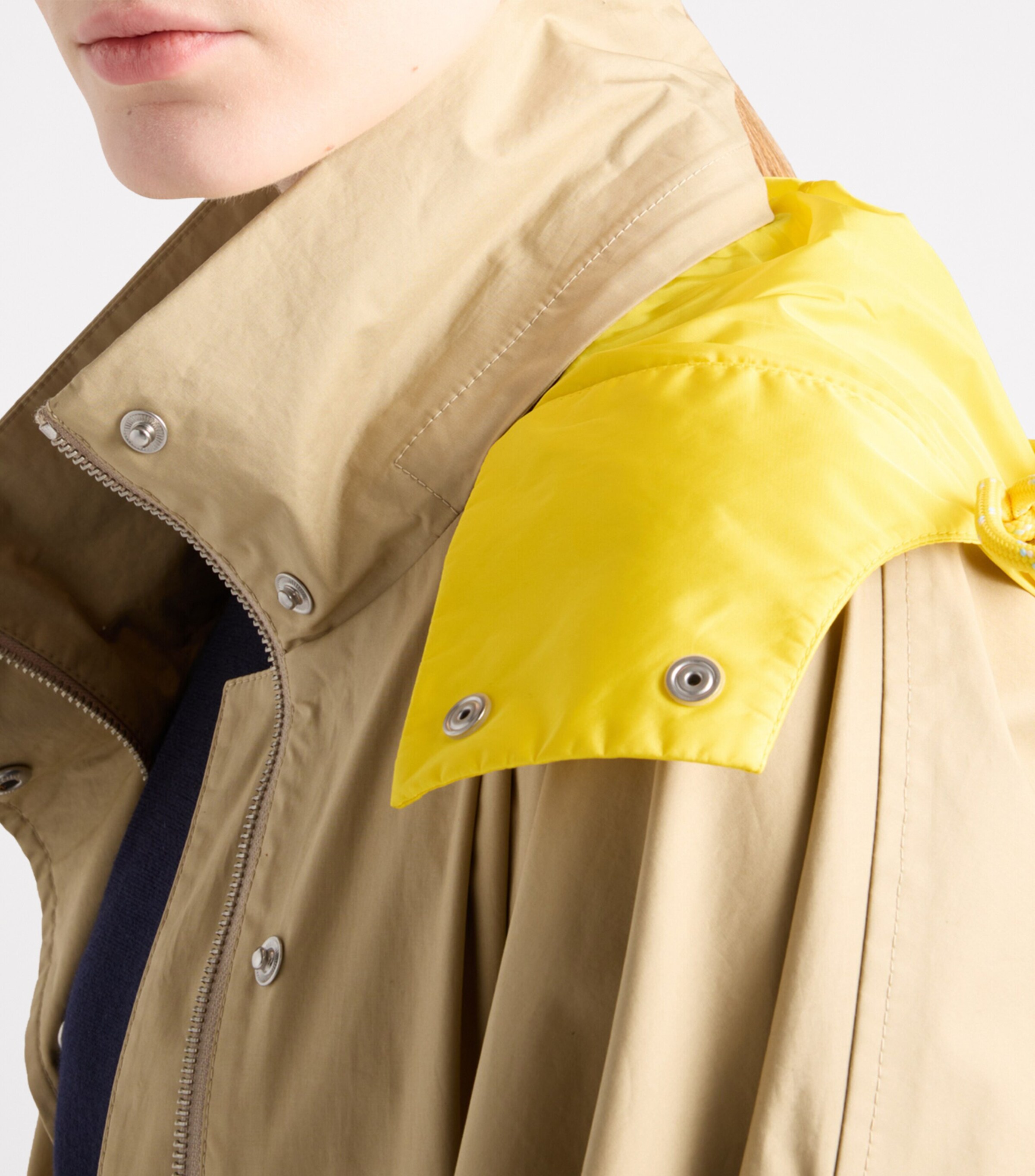 Cotton Belted Trench Coat F0241 Image 3