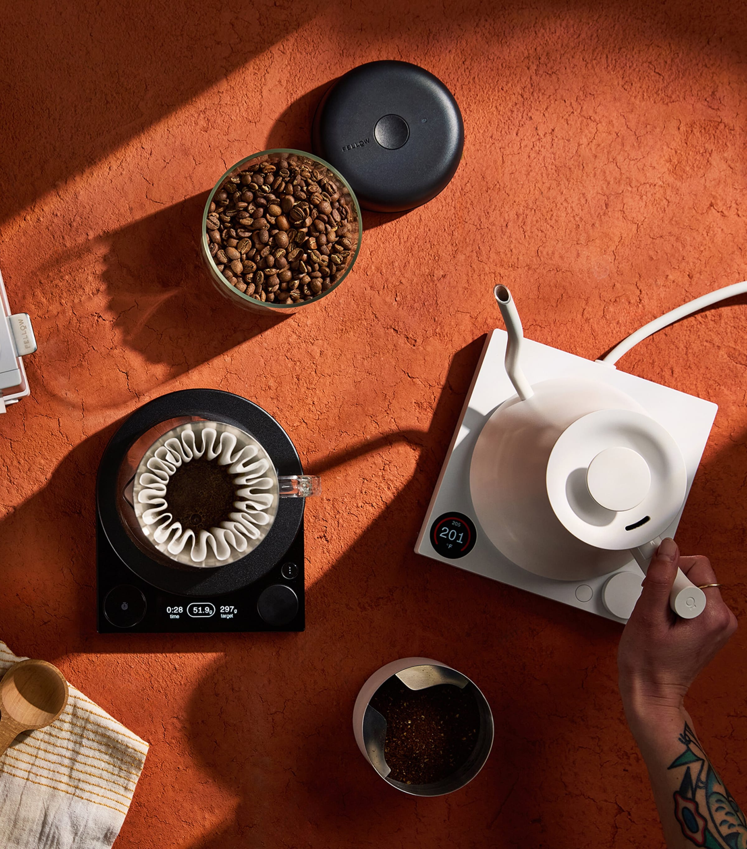 Stagg EKG Pro Electric Kettle MATTE WHITE Image 10