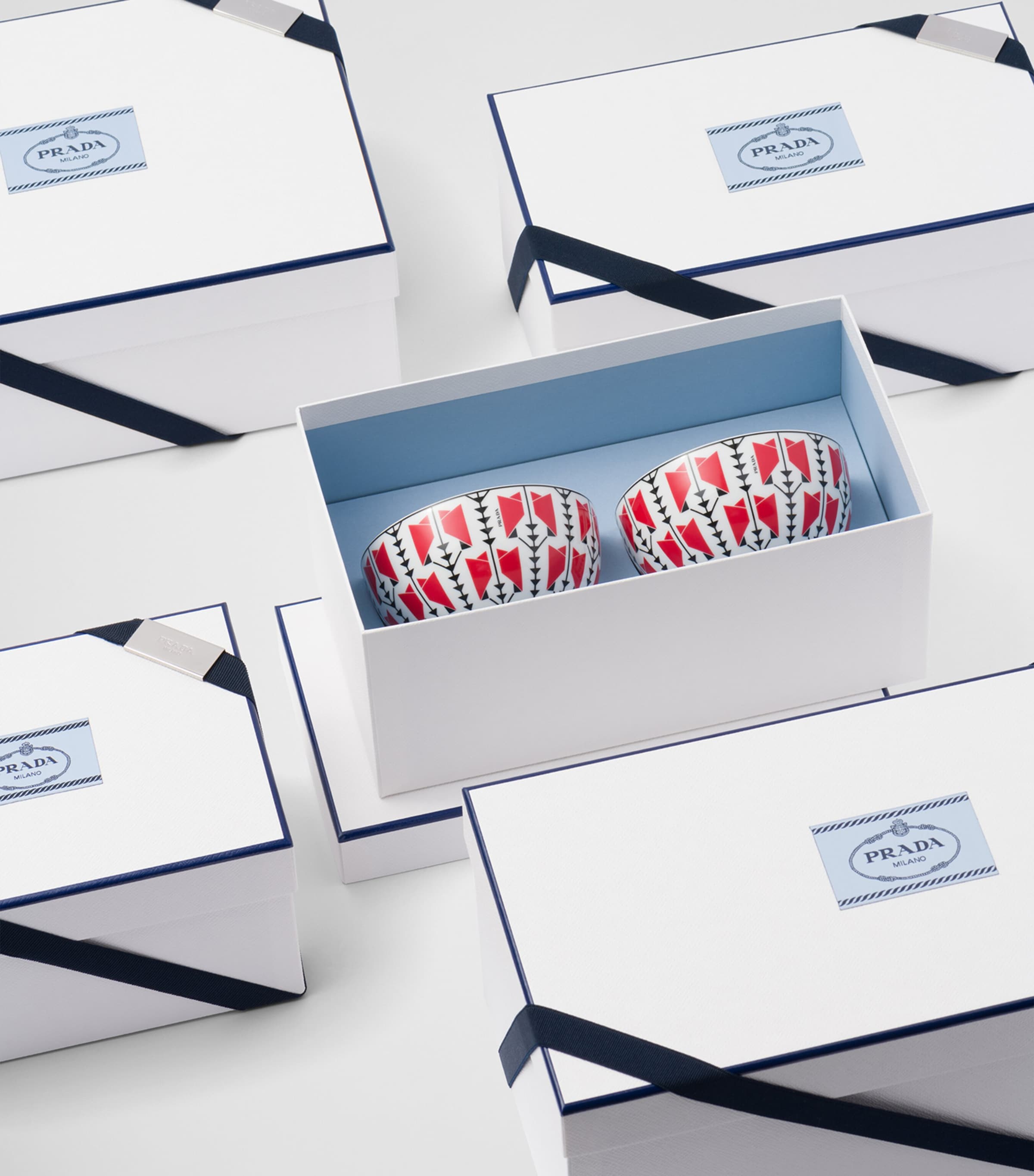 Set of 2 Vienna Arrows Cereal Bowls (12cm) F0DW8 Image 3