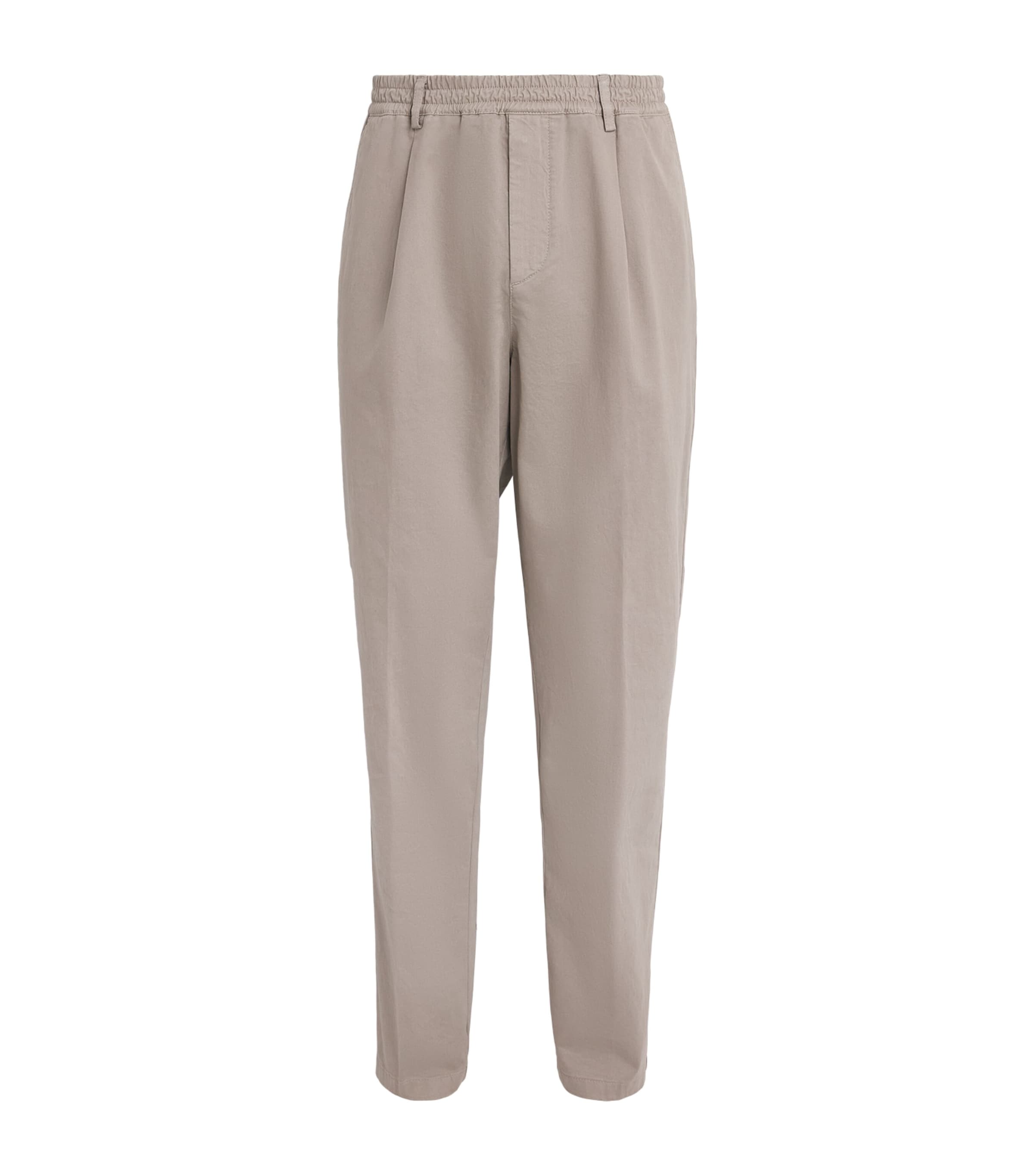 Eleventy Stretch-Cotton Elasticated Trousers