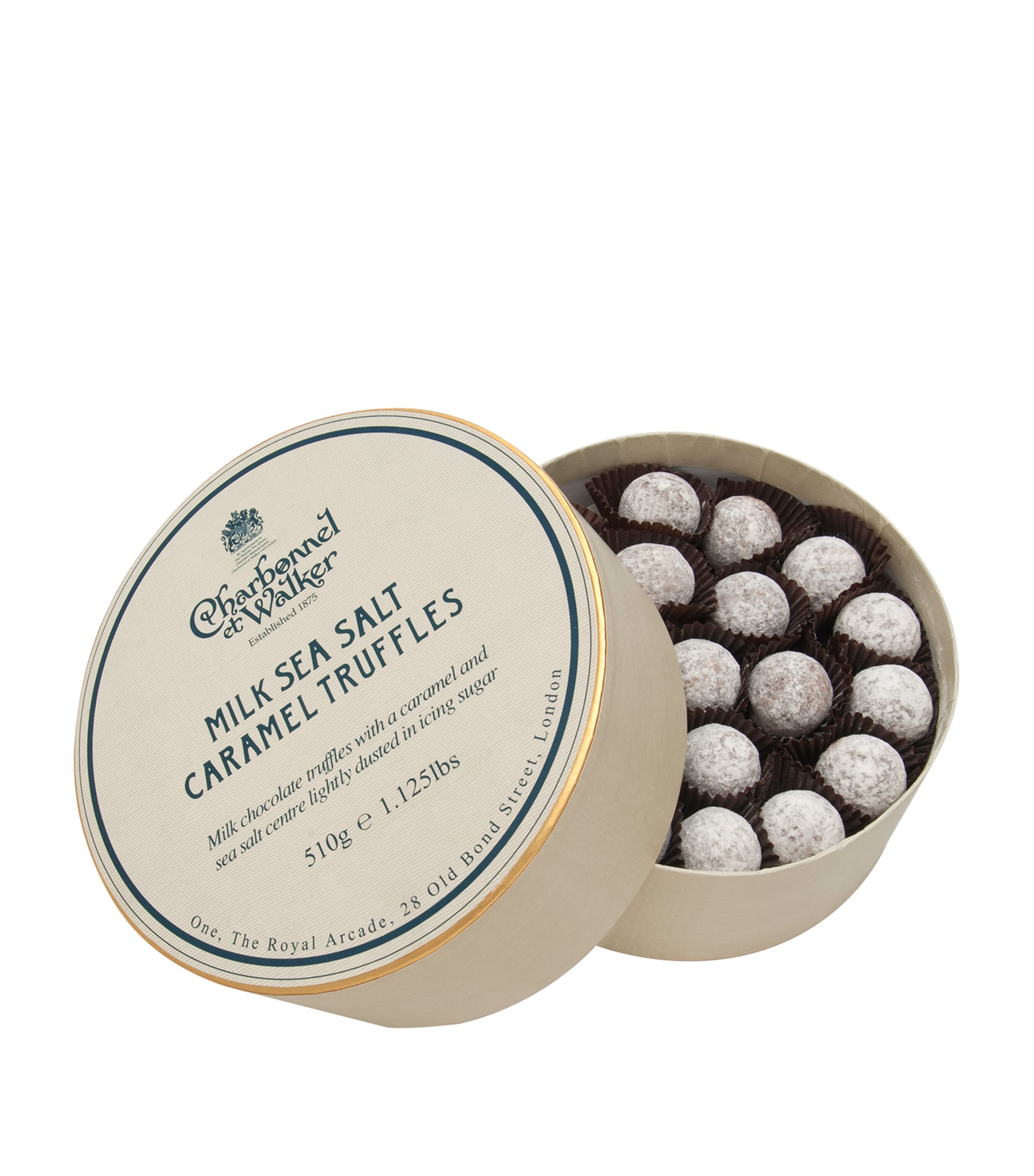 Charbonnel et Walker Milk Sea Salt Caramel Truffles (500g) | Food | Chocolates | Chocolate Boxes | Chocolate Truffles | Designers | Charbonnel et Walker
