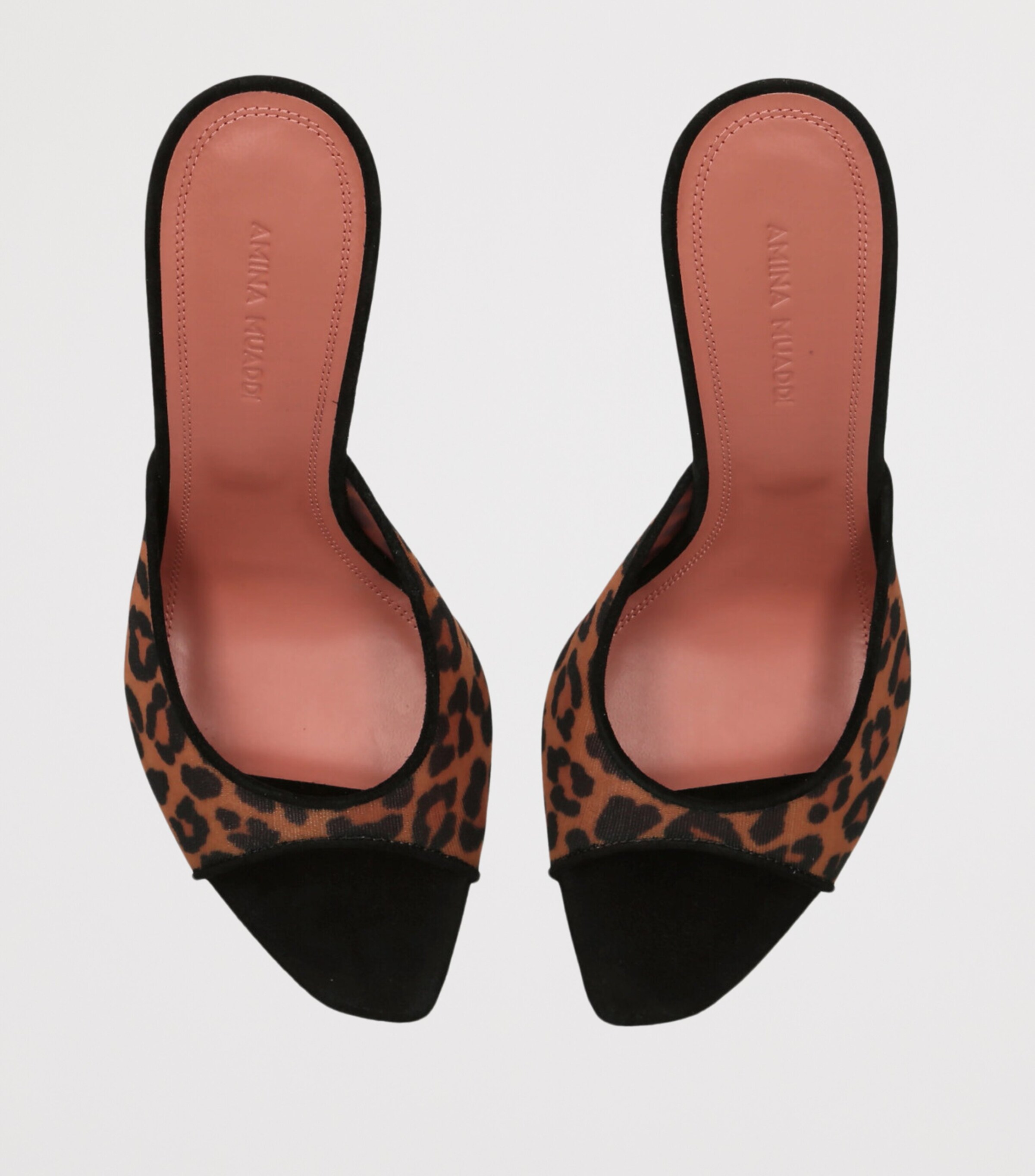 Mesh Leopard Print Alexa Mules 95 BROWN/OTH Image 4